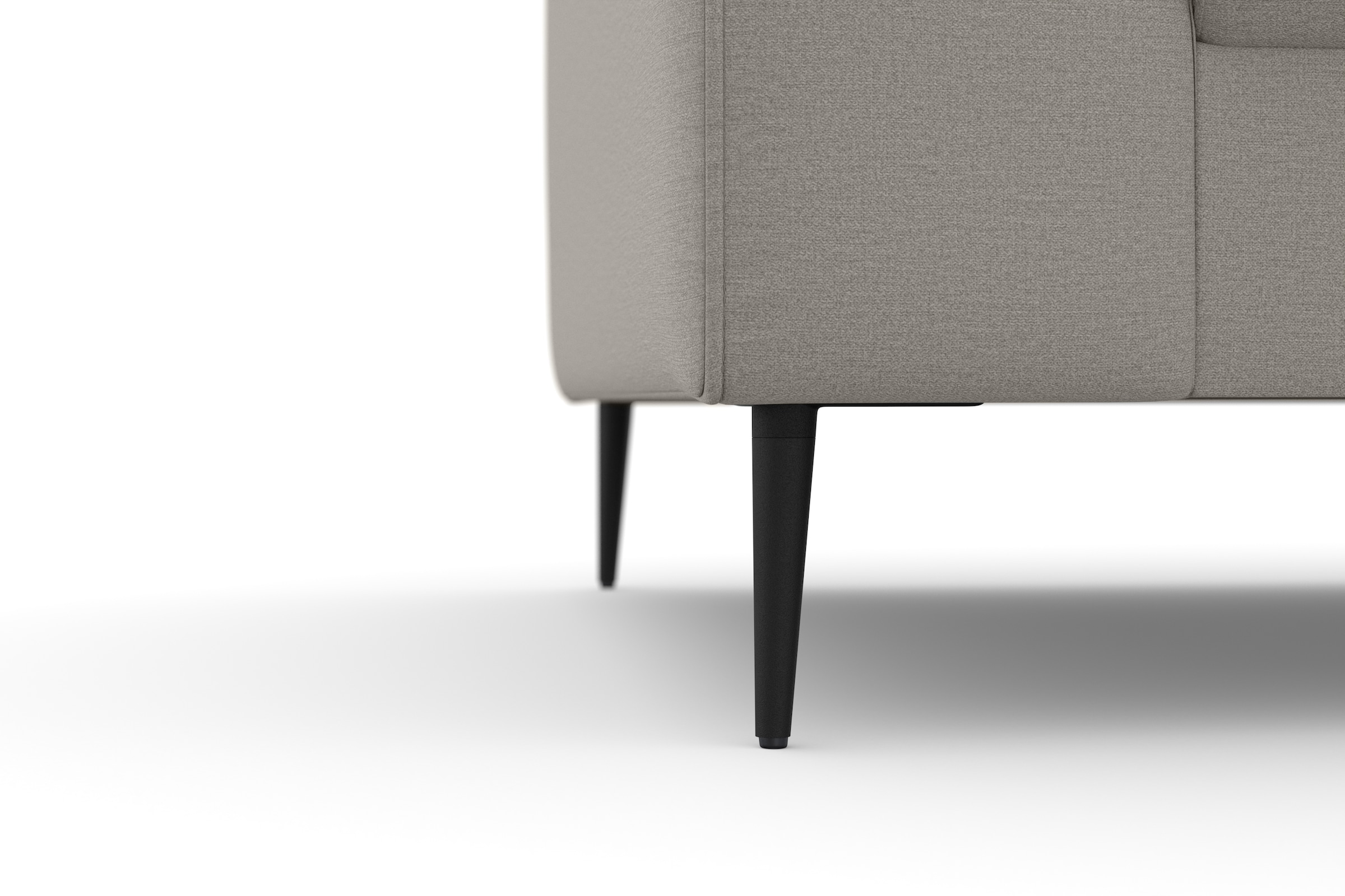 DOMO collection Ecksofa »Modica, zeitlos und elegant, L-Form«, moderne Optik mit extrabreiter Recamiere, auch in Cord
