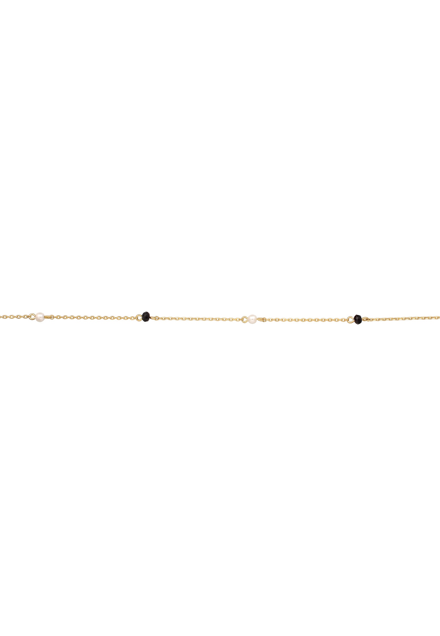 Elli Silberkette »Halskette Kristalle Perlen Zart Elegant Goldfarben«