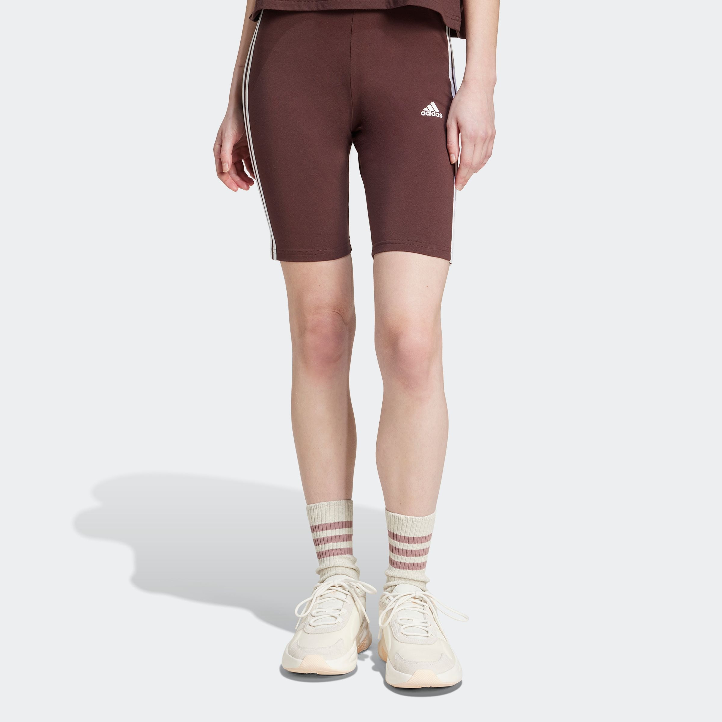 adidas Sportswear Shorts »ESSENTIALS 3STREIFEN KURZE TIGHT«, (1 tlg.)