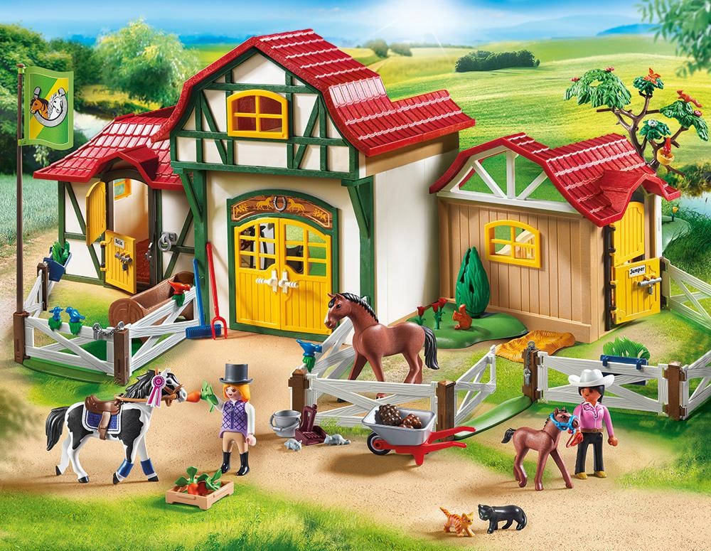 Playmobil® Konstruktions-Spielset »Großer Reiterhof (6926), Country