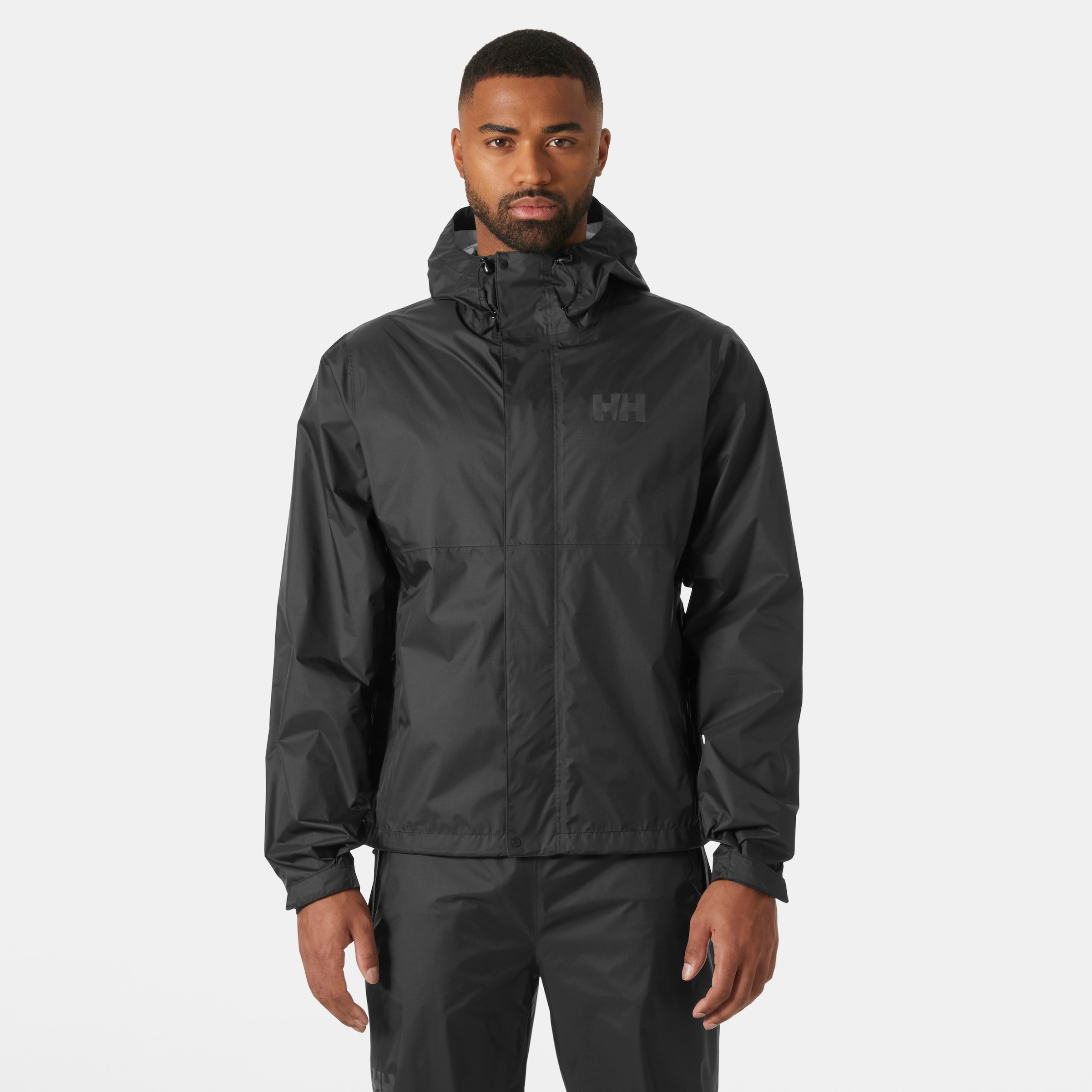 Helly Hansen Regenjacke »LOKE JACKET« mit Kapuze Kapuze mit hohem Kragen, elastischer Kordelzug an Kapuze und Saum