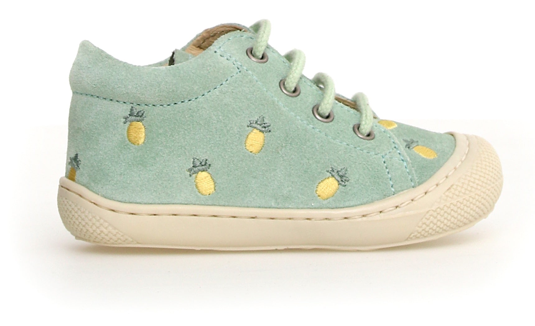 Naturino Lauflernschuh »COCOON EMBR.PINEAPPLES«, Babyschuh, Sneaker, Kindergartenschuh mit Ananas Stickerei