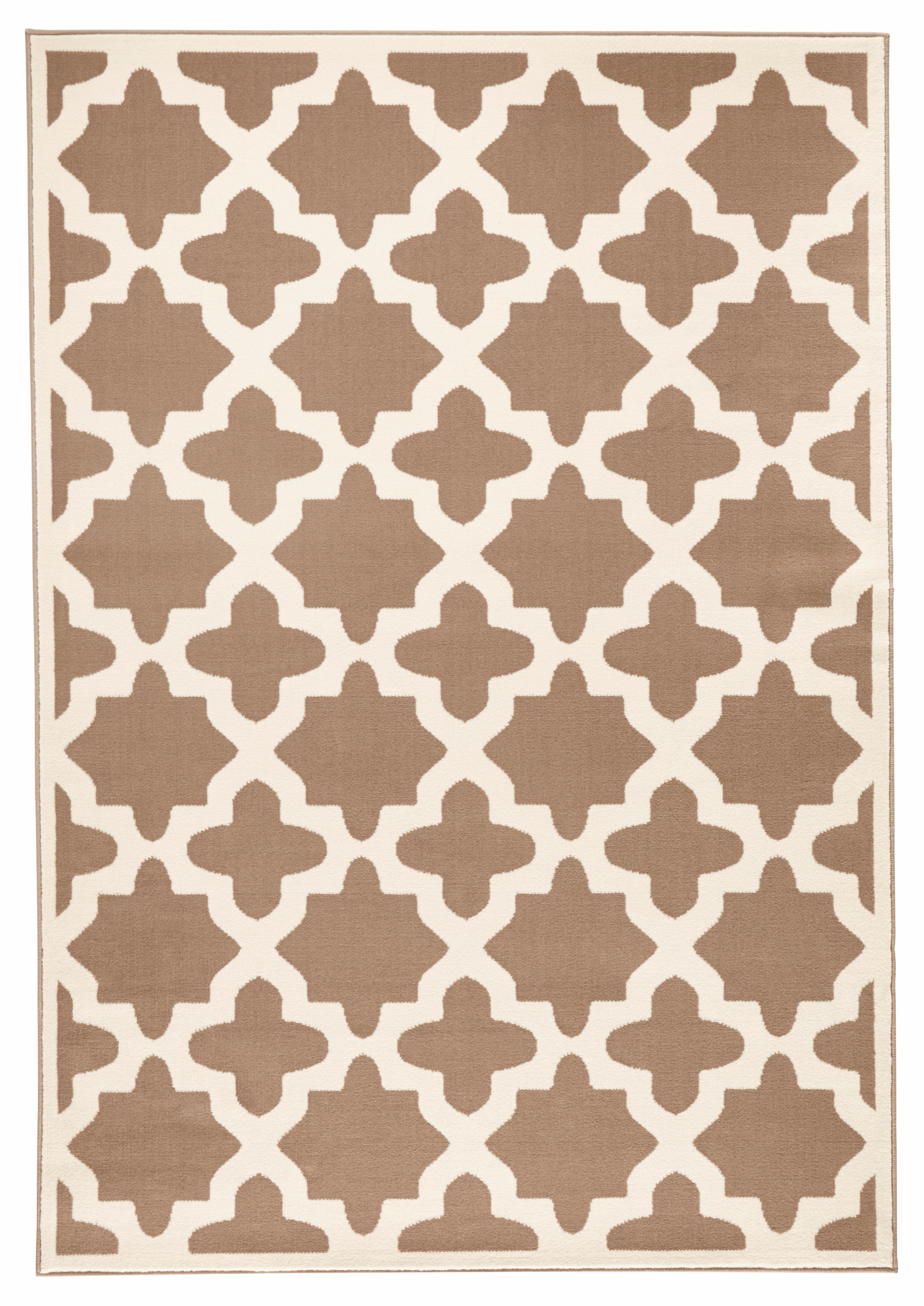 HANSE Home Teppich »Noble«, rechteckig, 9 mm Höhe, Kurzflor, Design in grafischem Muster, Robust, Pflegeleicht, Gekettelt
