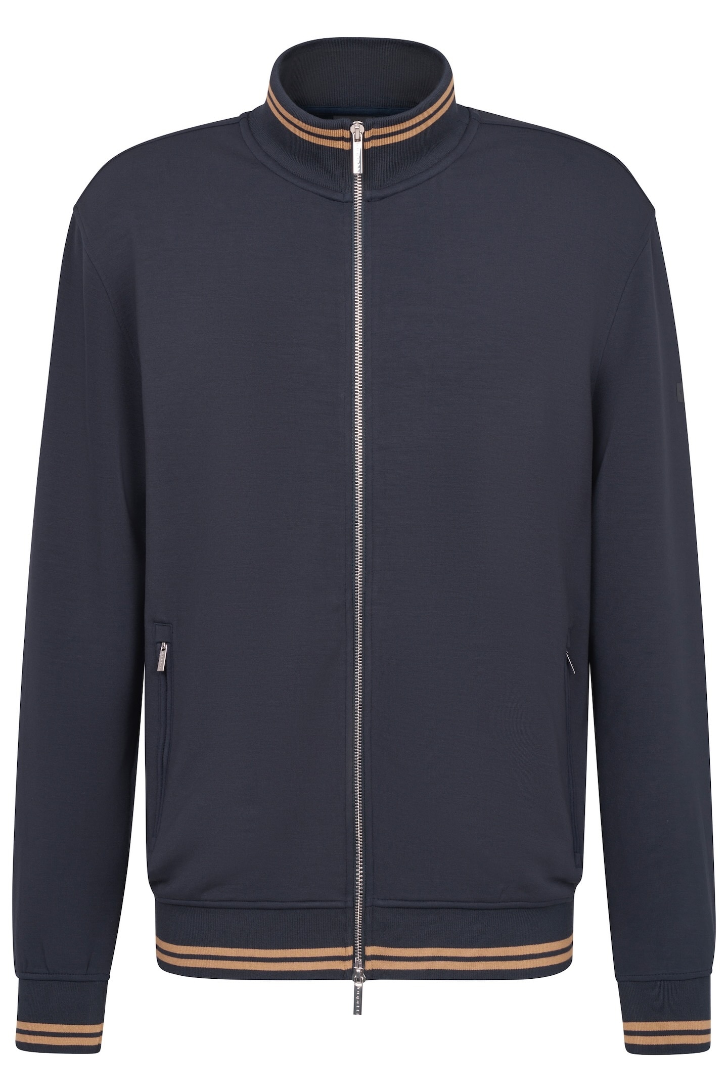 bugatti Sweatjacke mit Reißverschluss