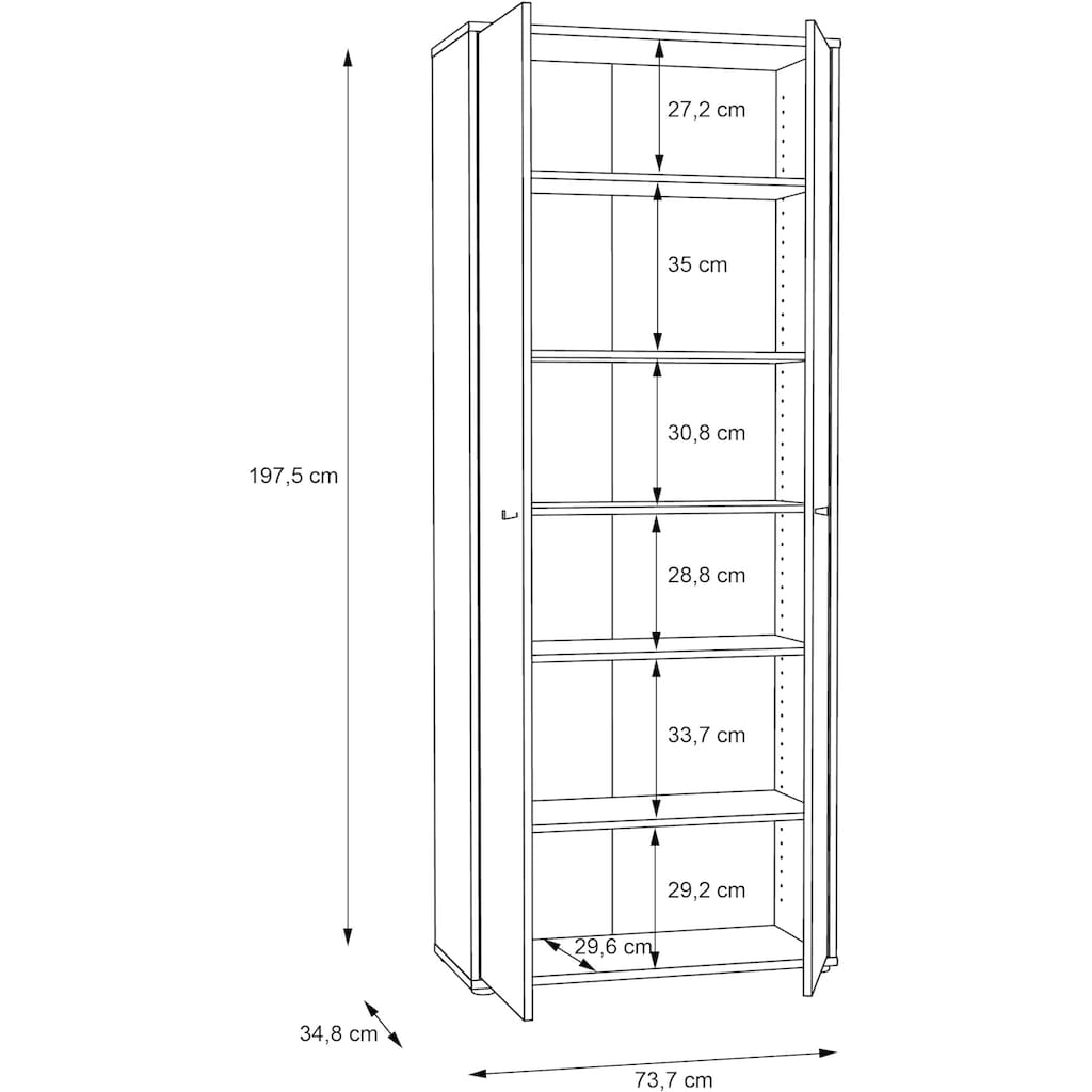 FORTE Schuhschrank »Tempra«