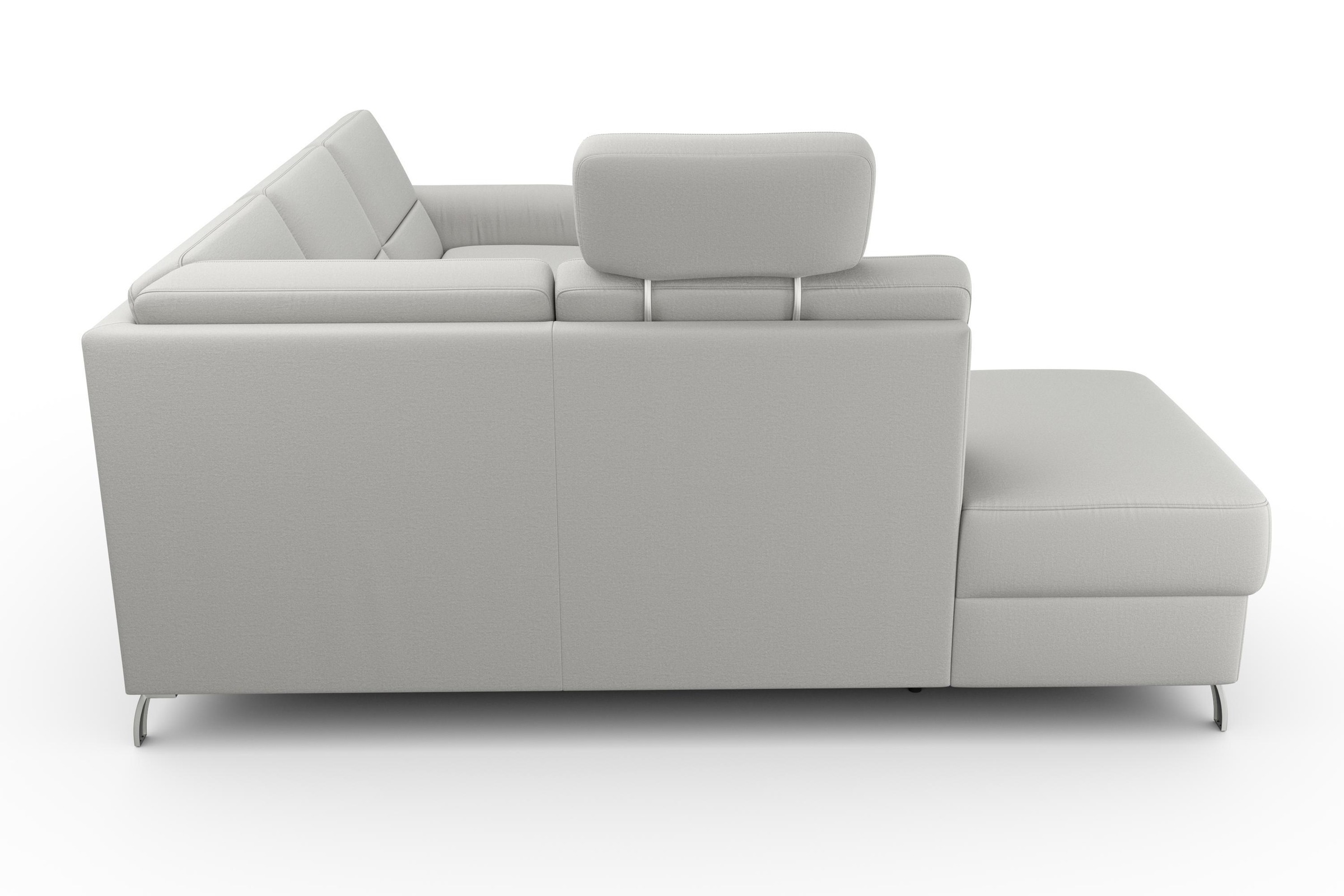 sit&more Ecksofa »Palmera L-Form«, wahlweise mit Bettfunktion und Stauraum