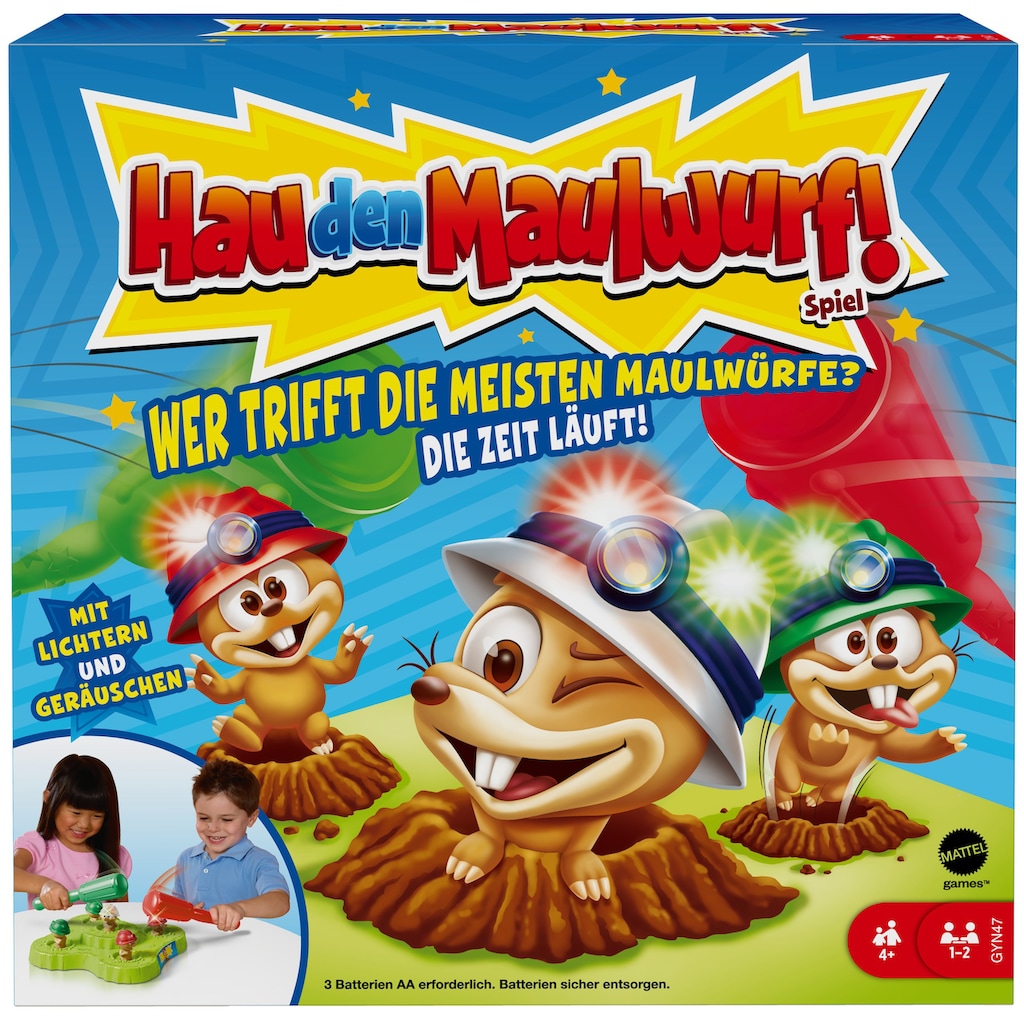 Mattel games Spiel »Hau den Maulwurf!«