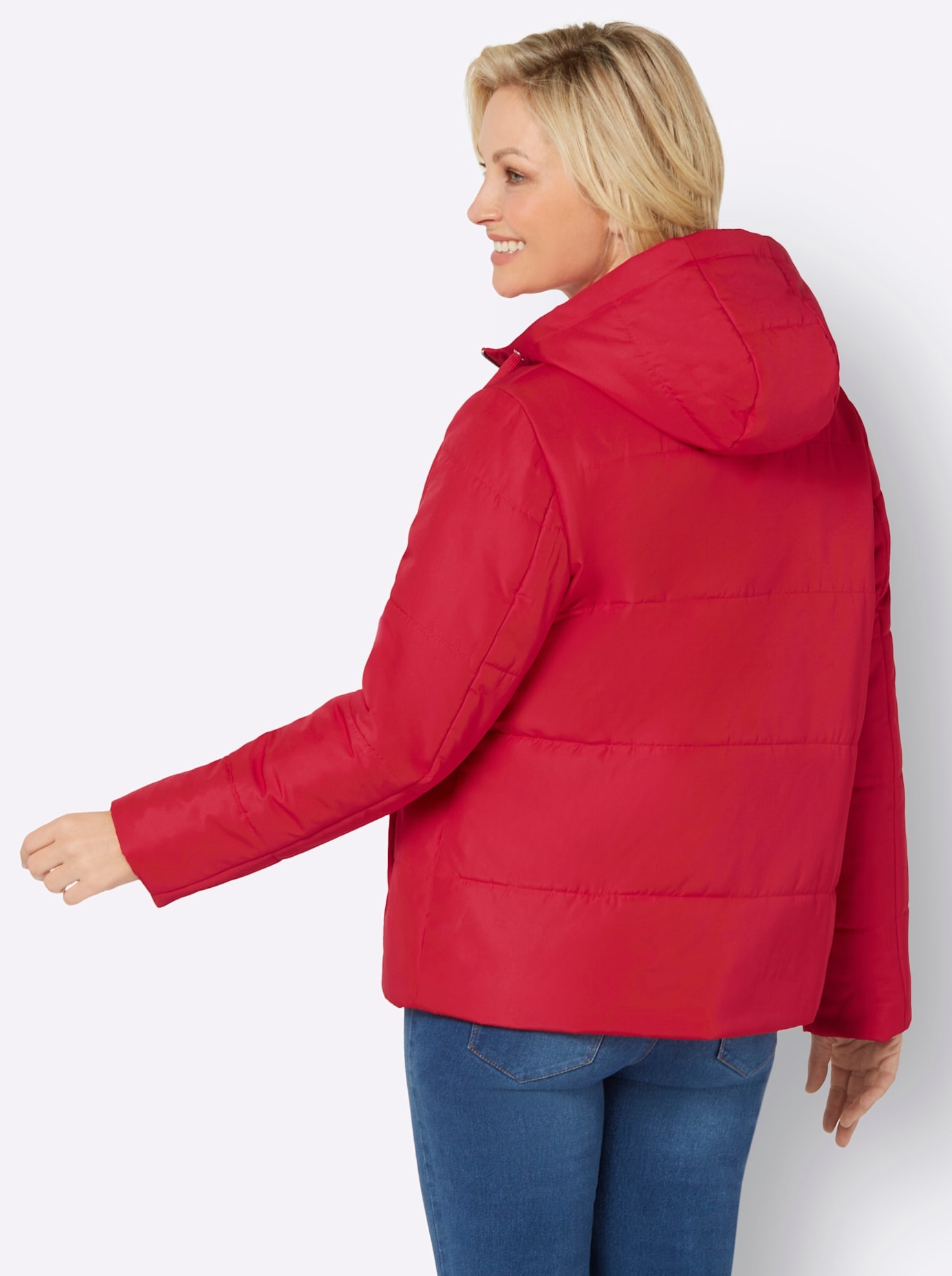 Classic Basics Steppjacke, mit Kapuze