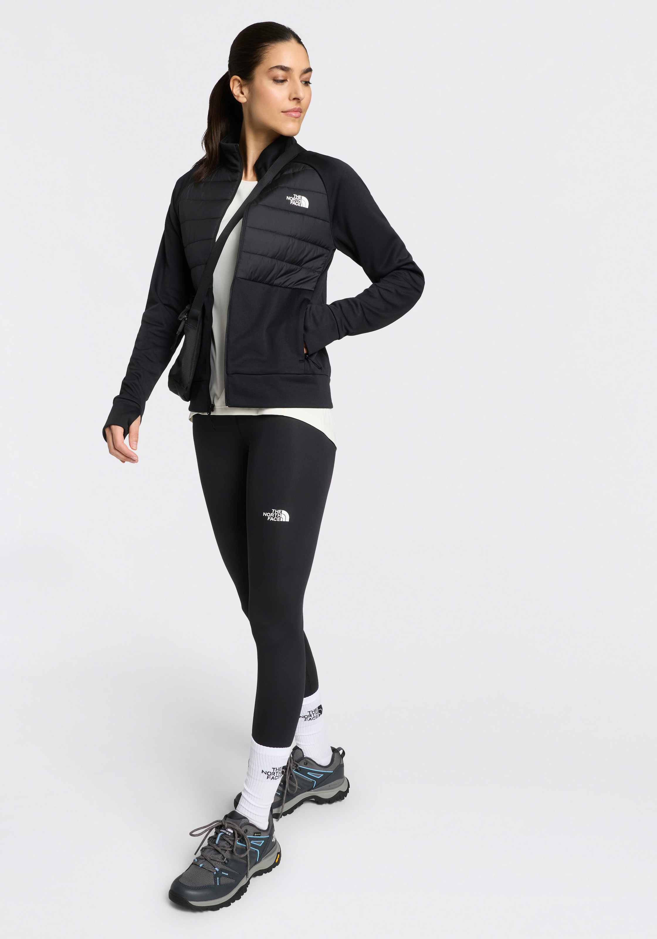 The North Face Fleecejacke »W REAXION 2.0 HYBRID JACKET« für kühle Temperaturen, aus Polyester, leichtes Material