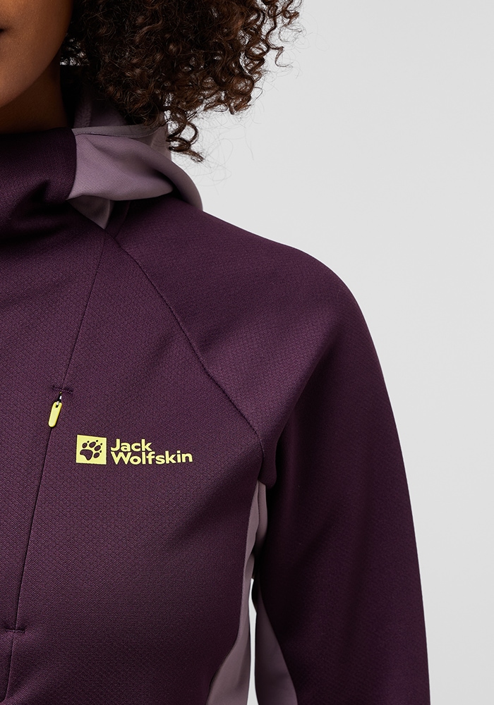 Jack Wolfskin Fleecejacke »ALPGRAT XT JKT W«, mit Kapuze