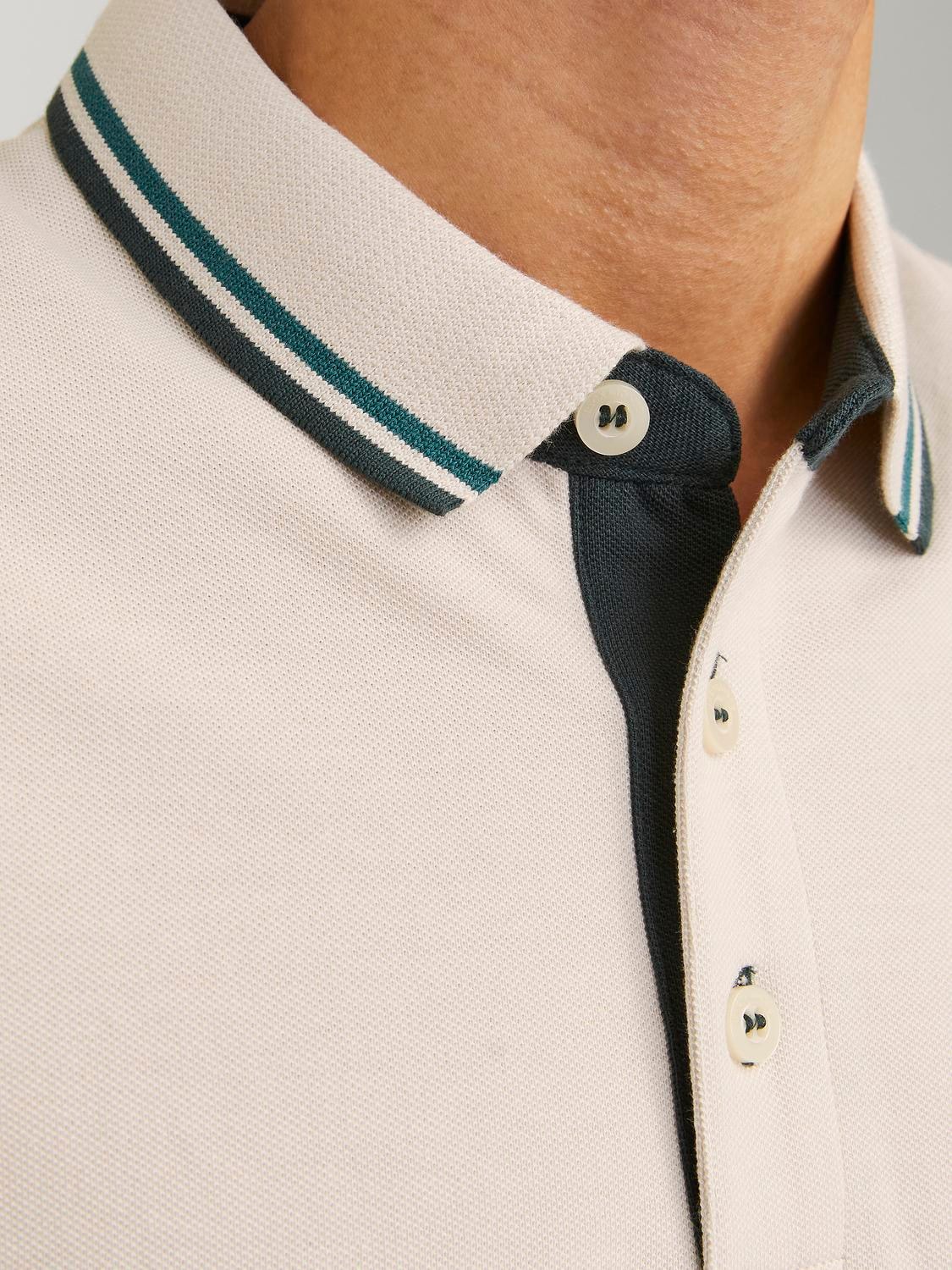 Jack & Jones Poloshirt »JJEPAULOS POLO SS NOOS«, mit Logo Stickerei