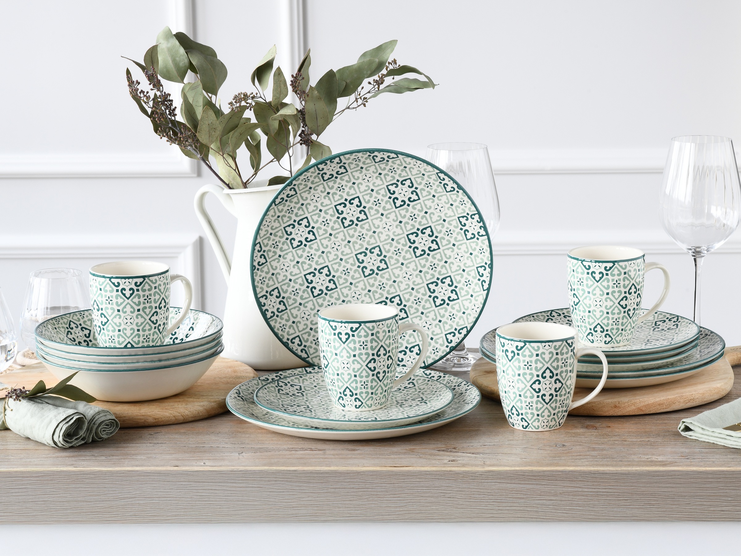 CreaTable Kombiservice »Yara«, (Set, 16 tlg.), orientalisch mediterraner Stil
