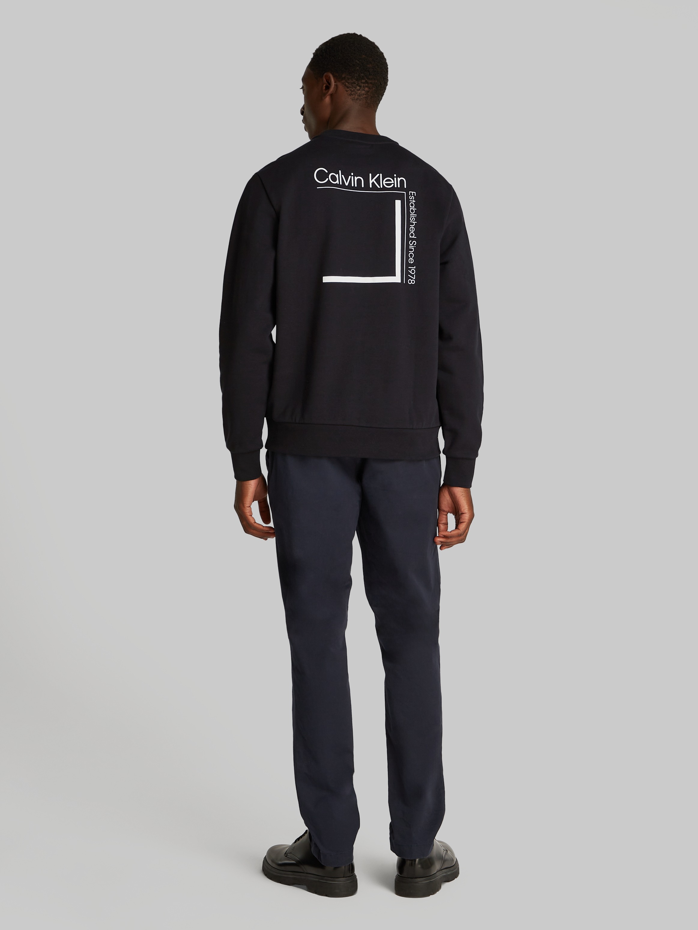 Calvin Klein Sweatshirt »CP-LINEAR BOX LOGO SWEATSHIRT« mit Logo auf der Rückseite