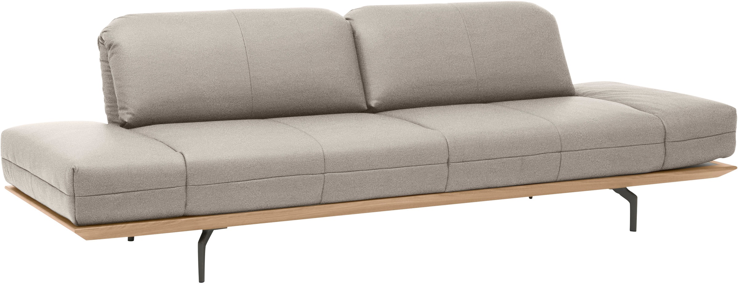 Creation BY ROLF BENZ 4-Sitzer »CR.420, Designsofa, Loungesofa«, in 2 Qualitäten, Holzrahmen in Eiche Natur oder Nußbaum, Breite 252 cm