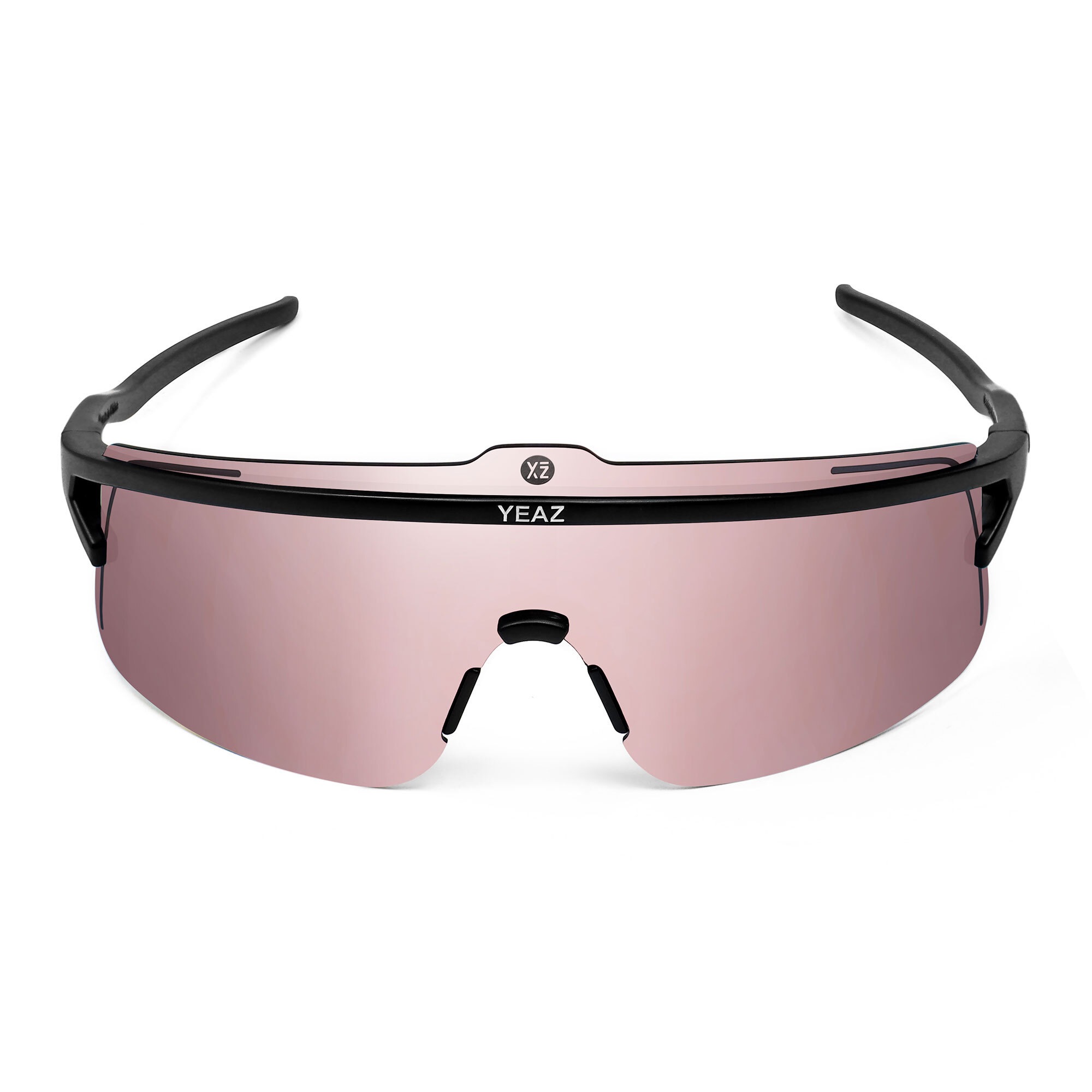 YEAZ Sportbrille »Sport-Sonnenbrille Black/Silver SUNSHADE«