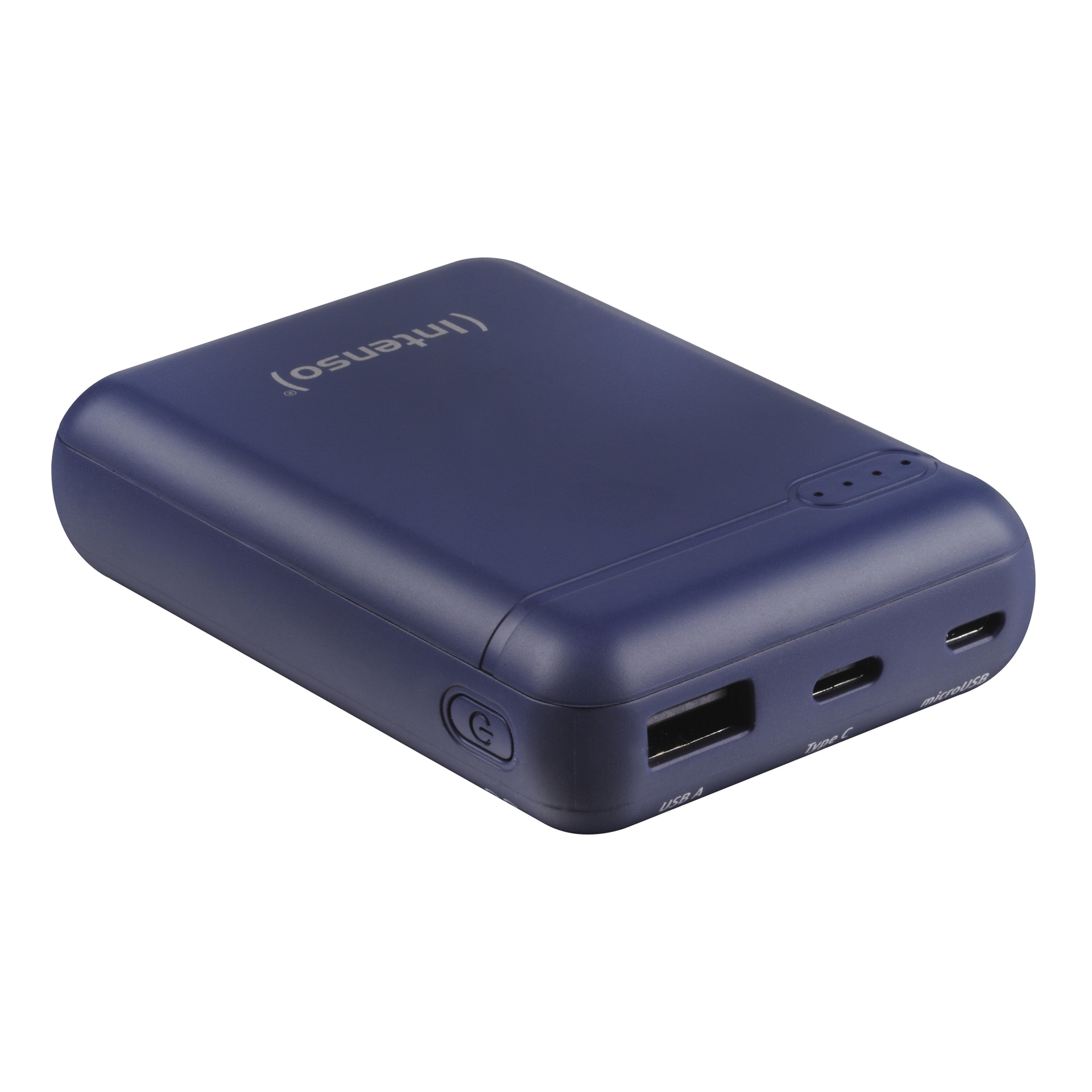Intenso Powerbank »XS10000 10.000 mAh«, Intenso Power Bank XS10000 dark blue, mobiler Zusatzakku, mit USB-C zu USB-C Ladekabel