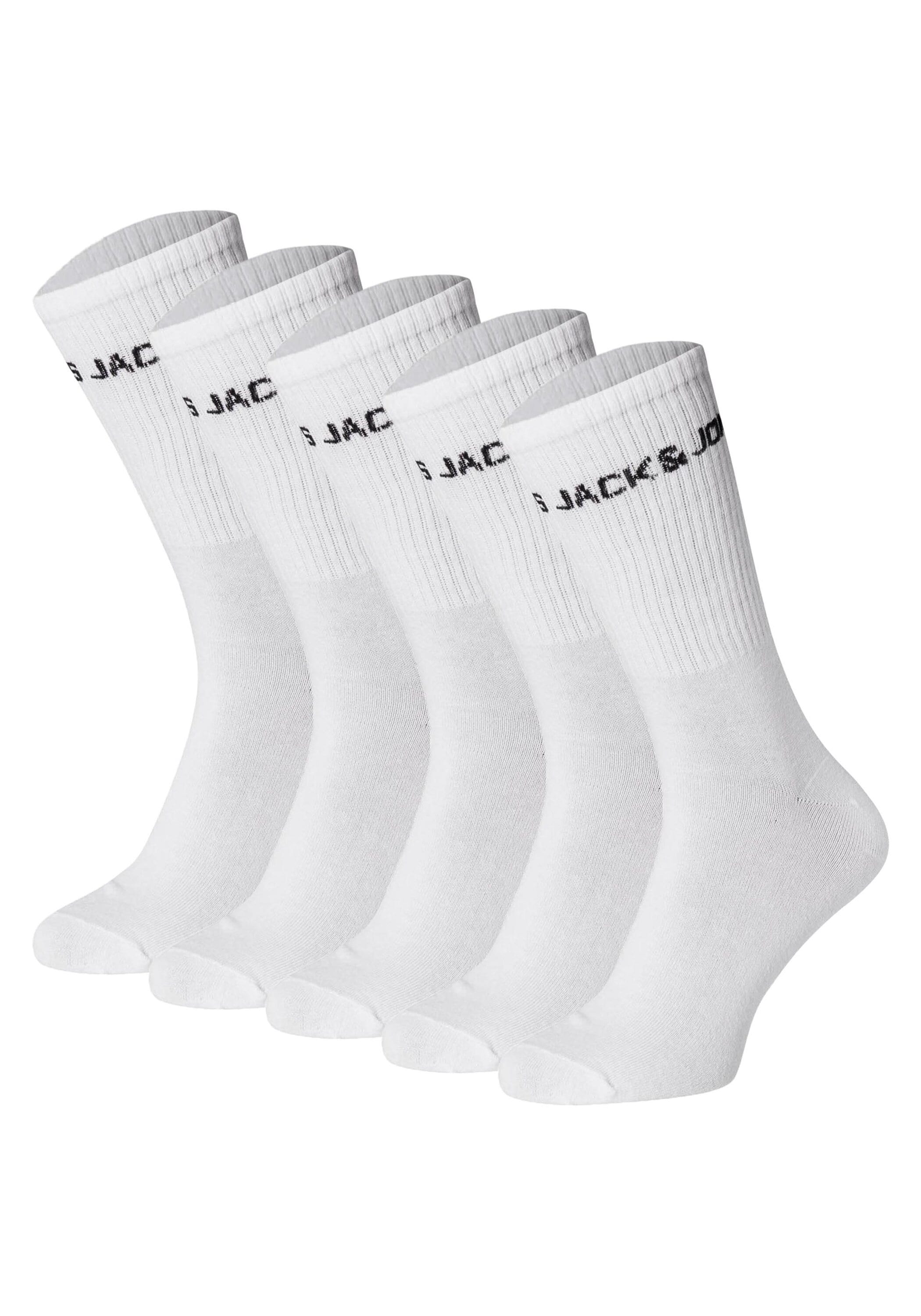 Jack & Jones Kurzsocken »Socken JACBASIC LOGO TENNIS SOCK 5 PACK JNR 5er Pack«
