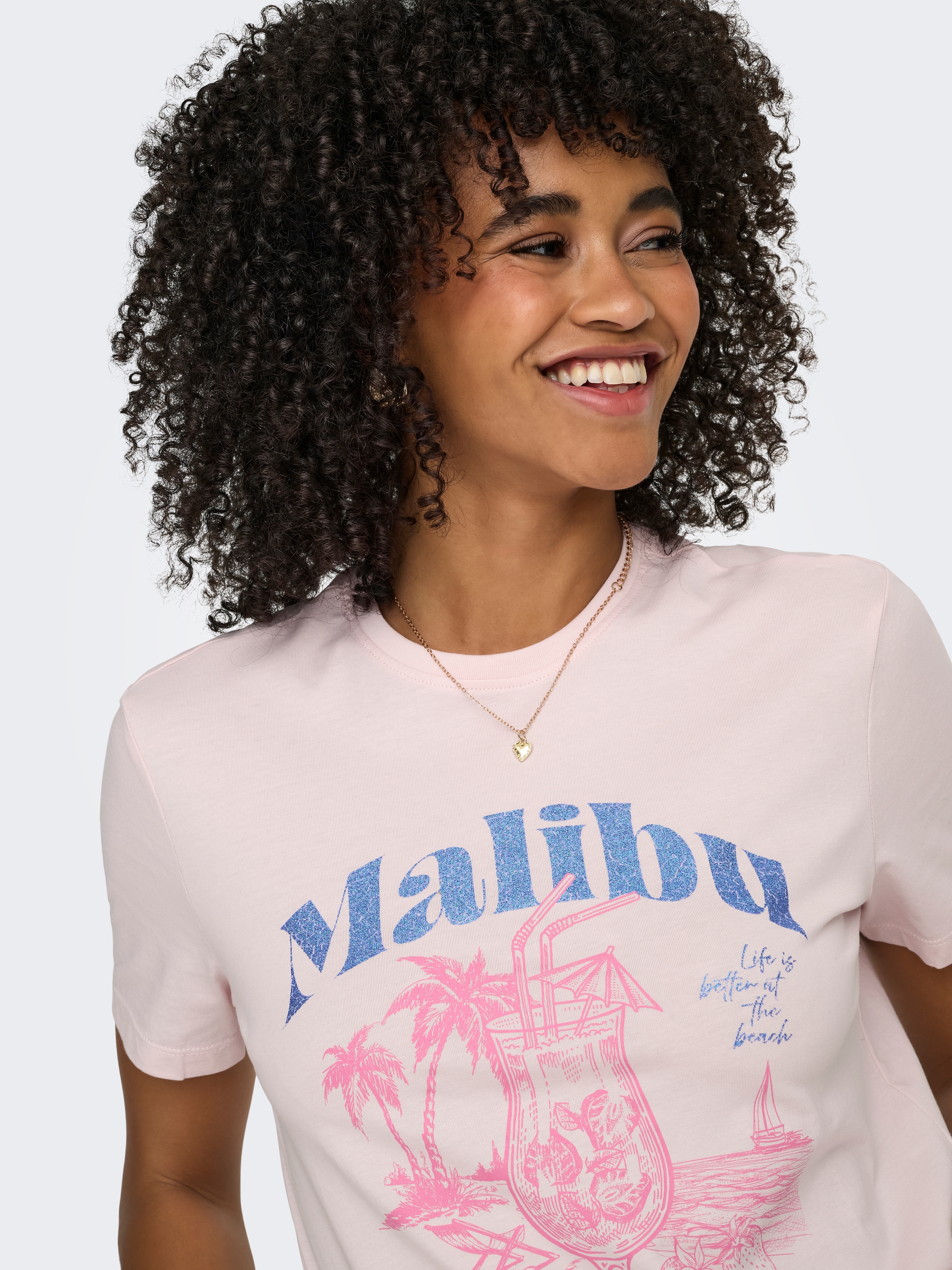 ONLY Kurzarmshirt »ONLDINA S/S CLUB TOP BOX JRS« Baumwolle, regular fit, Rundhals