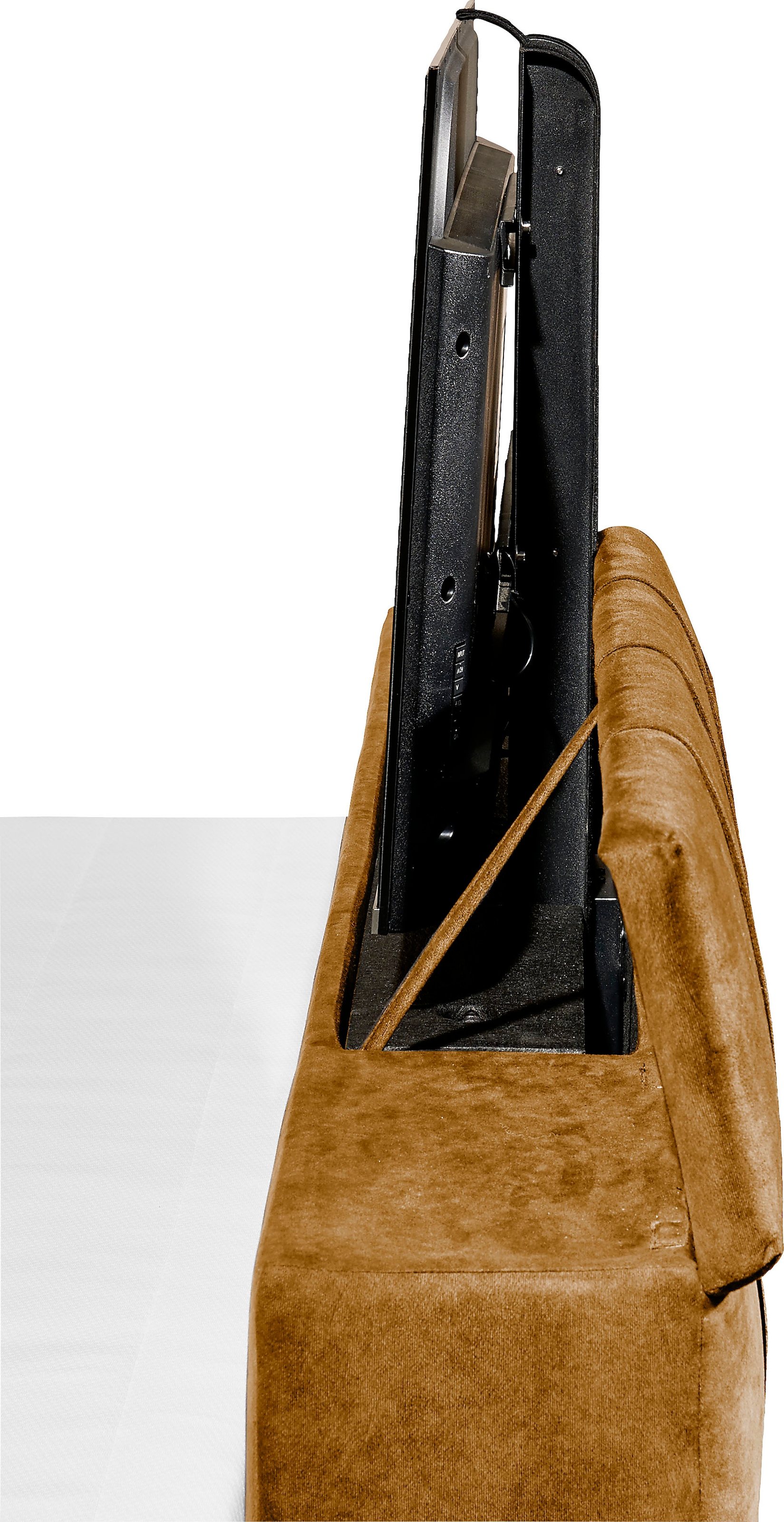 set one by Musterring Boxspringbett »Richmond« versenkbarer TV- Halterung mit Fernbedienung