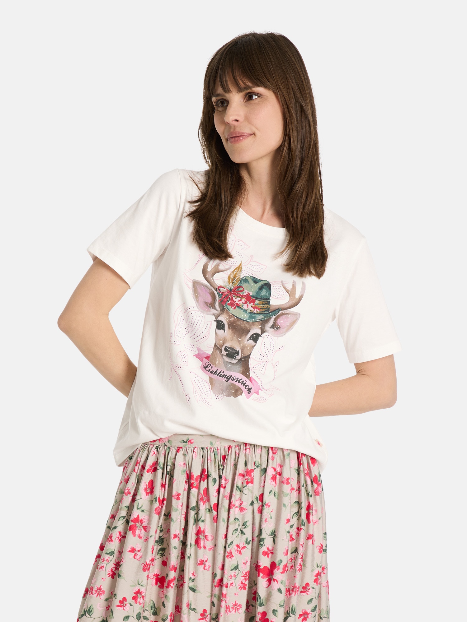 Lieblingsstück Rundhalsshirt »Cara« mit Frontprint