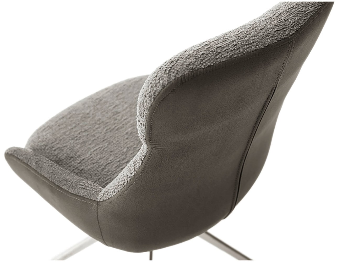 MCA furniture Esszimmerstuhl, Feingewebe, (2er-Set), drehbar 360°, Dreh- & Schwingfunktion, Sitzhöhe ca. 50 cm