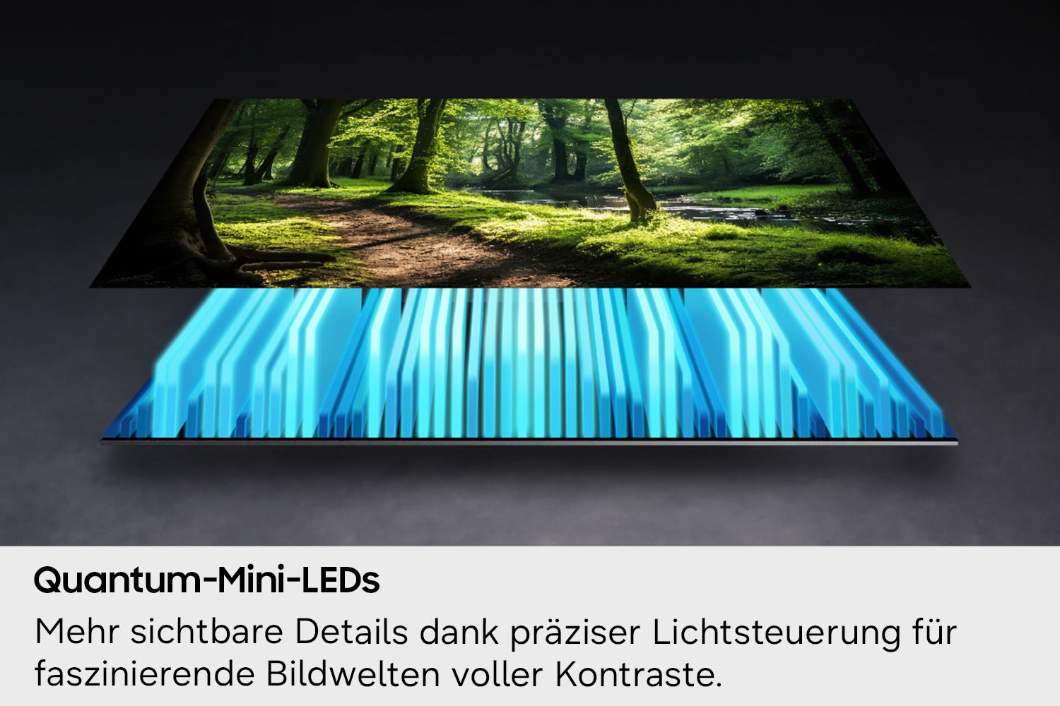 Samsung QLED-Fernseher »GQ85QN70HAU« 214 cm/85 ″ Smart-TV Real QLED, Quantum-Mini-LEDs, Gaming Hub mit 144 Hz, Adaptive Sound+