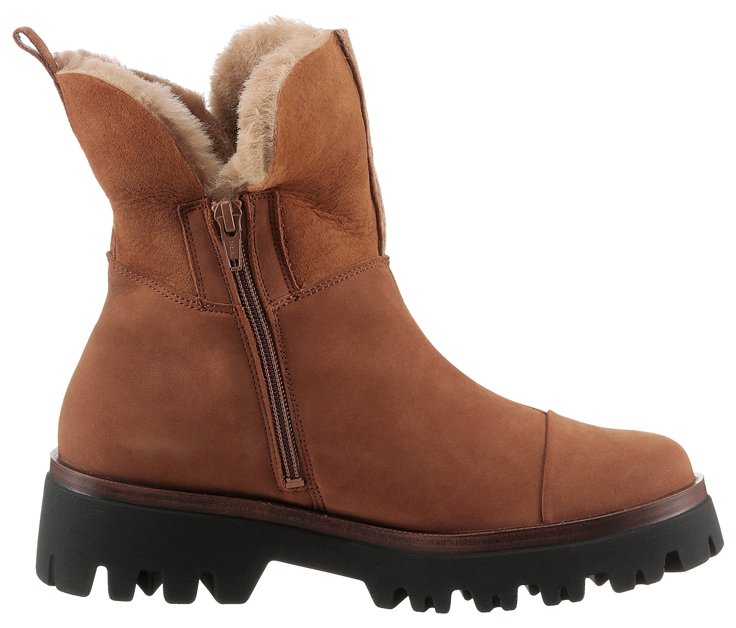 Waldläufer Winterboots »H-LONDON«, Komfortboots, Profilsohle, mit kuscheligem Kragen, Bequemweite G