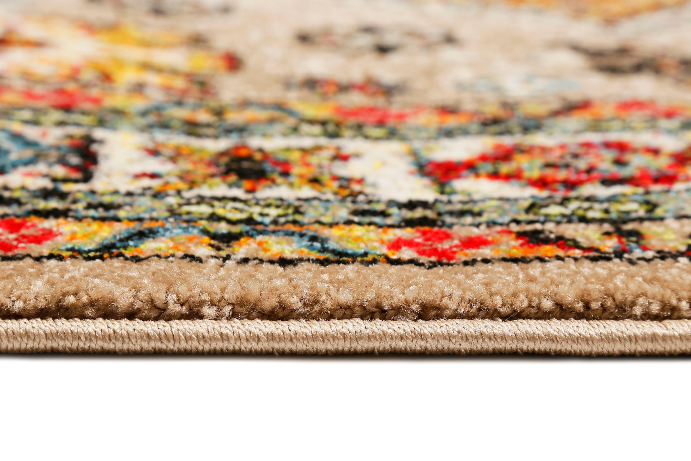 Wecon home Teppich »Majorelle«, rechteckig, 13 mm Höhe, Wohnzimmer
