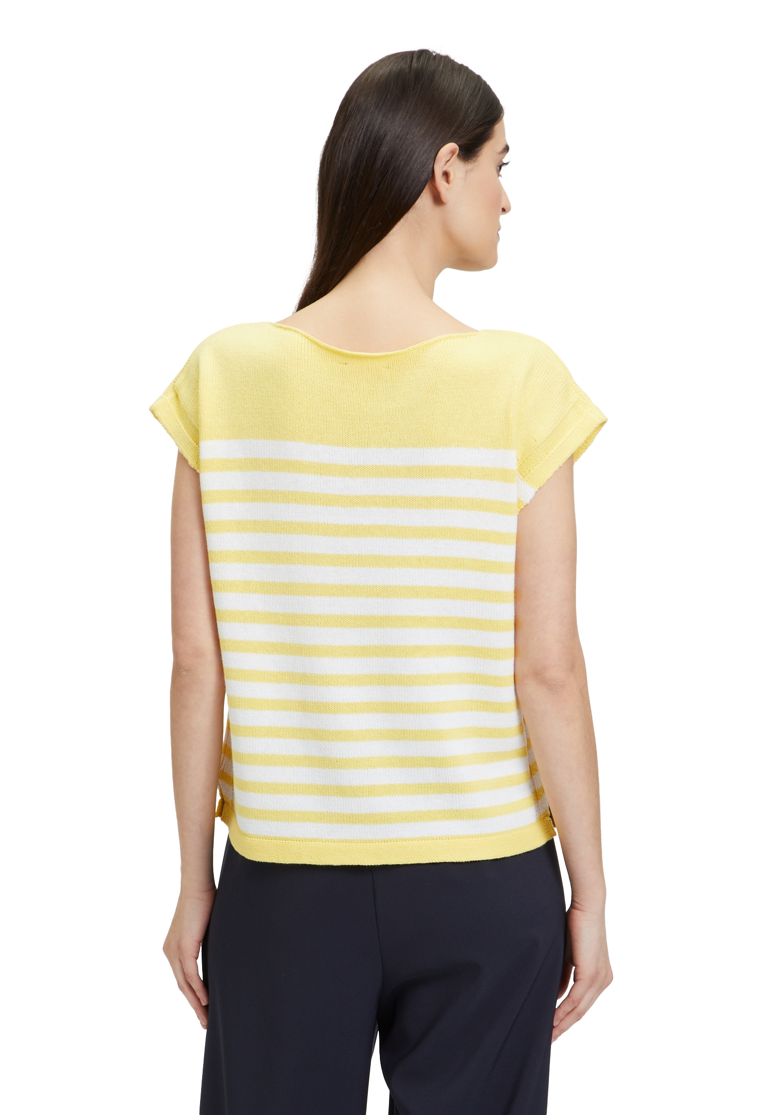 Betty Barclay Kurzarmpullover »Strick-Top mit Ringel«