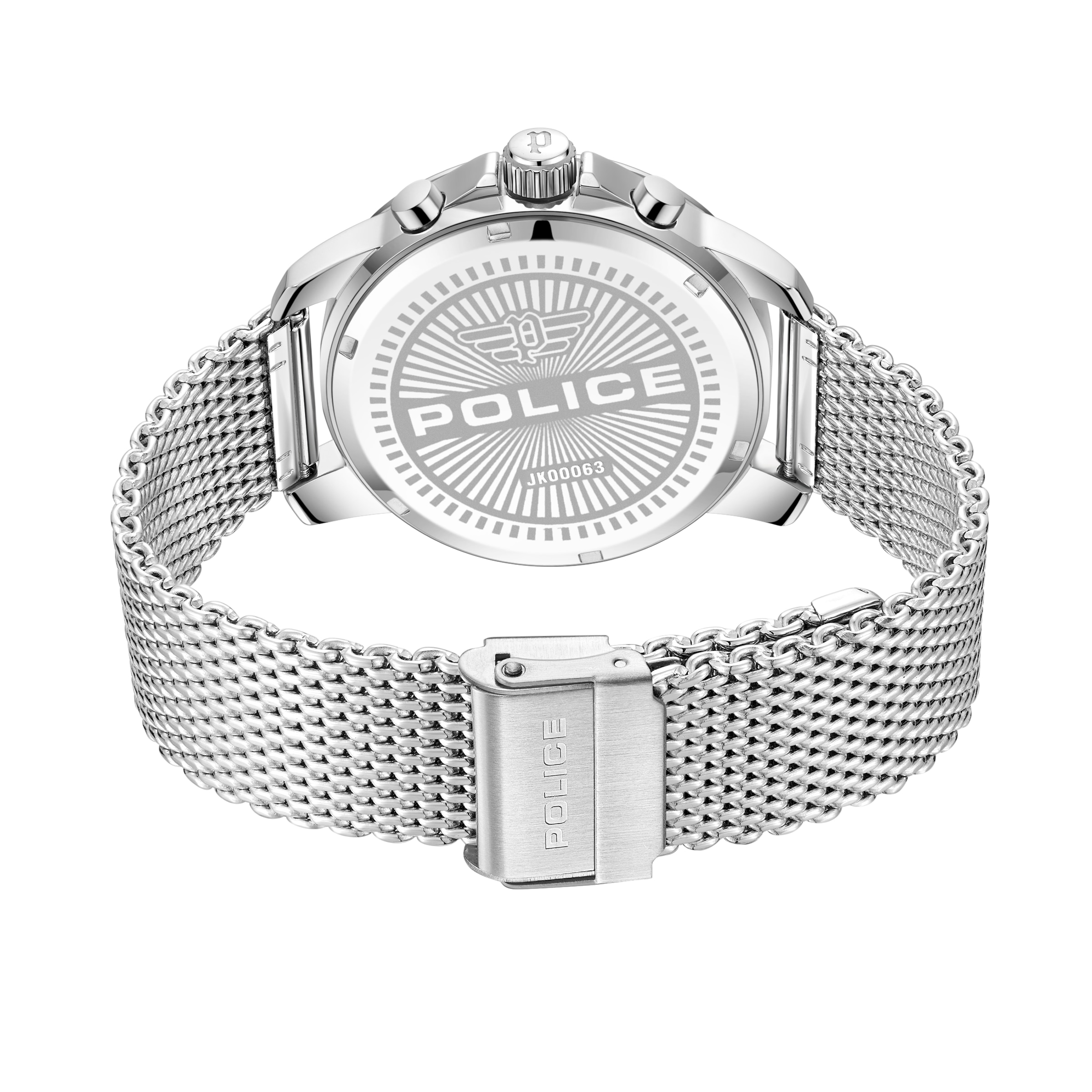 Police Quarzuhr »Mensor« Armbanduhr, Herrenuhr, Edelstahlarmband, Ideal auch als Geschenk