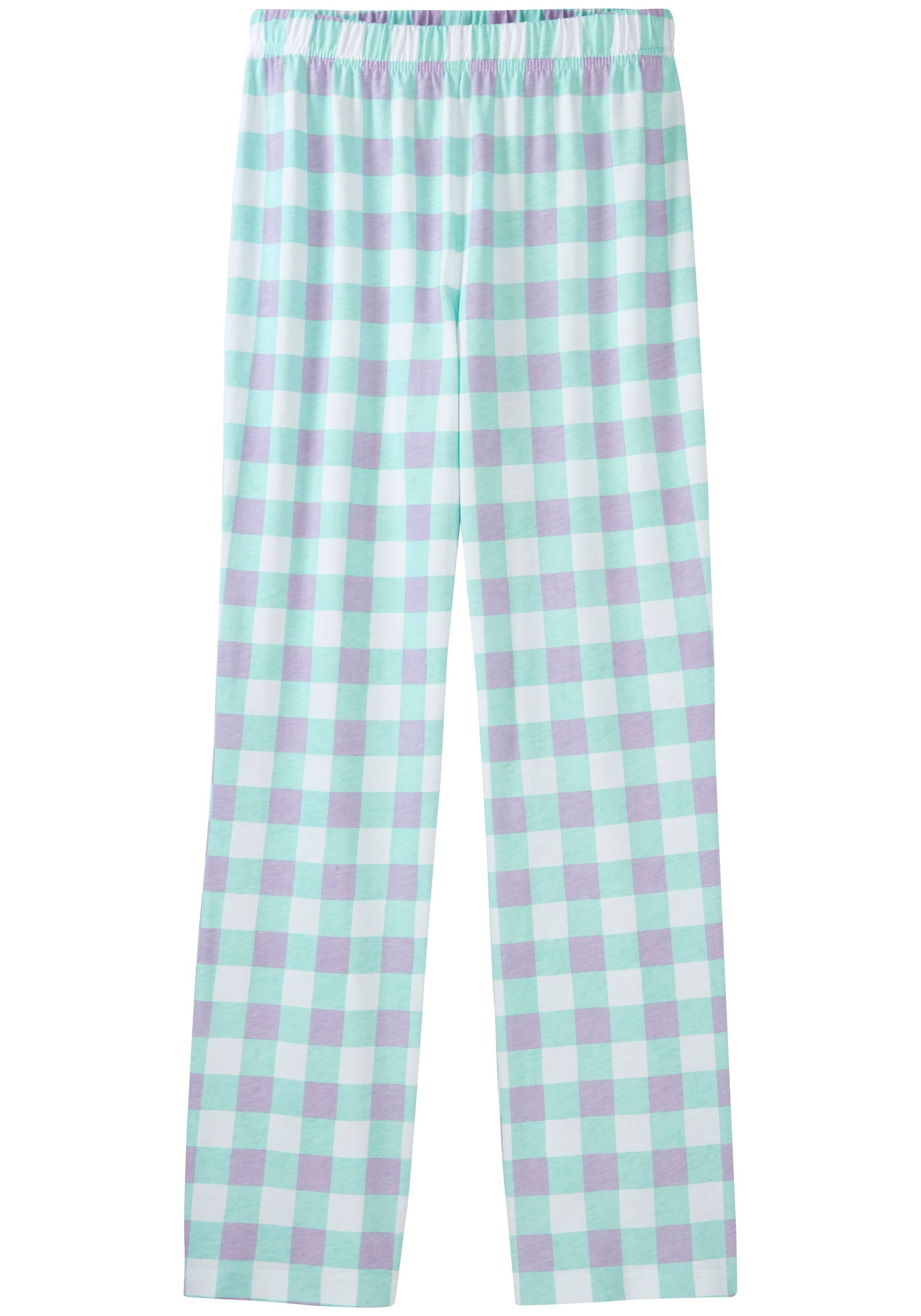 petite fleur by Lascana Pyjama »Schlafanzug« 1 Stück, 2 weiches Baumwollmaterial, kariertes Design