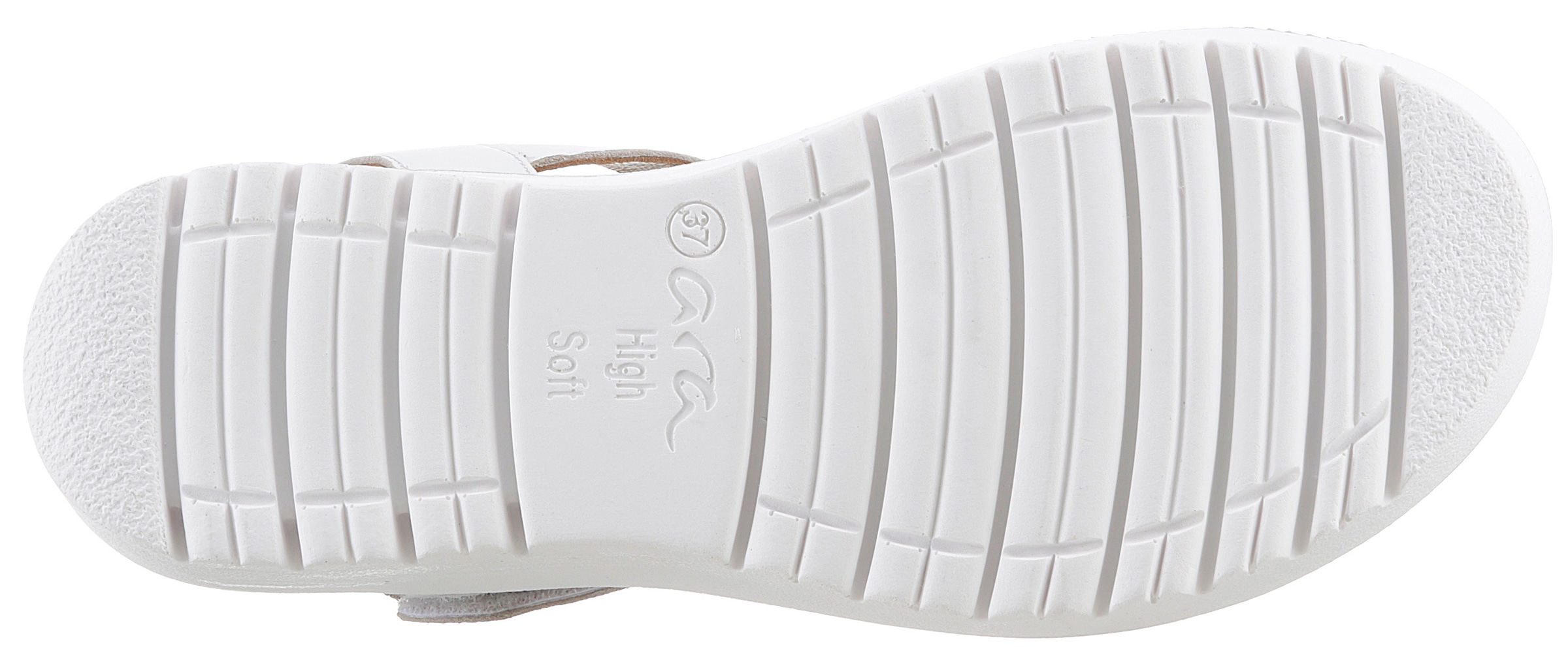 Ara Sandalette »BILBAO«, Sommerschuh, Sandale, Keilabsatz, Klett, Weite G (weit)