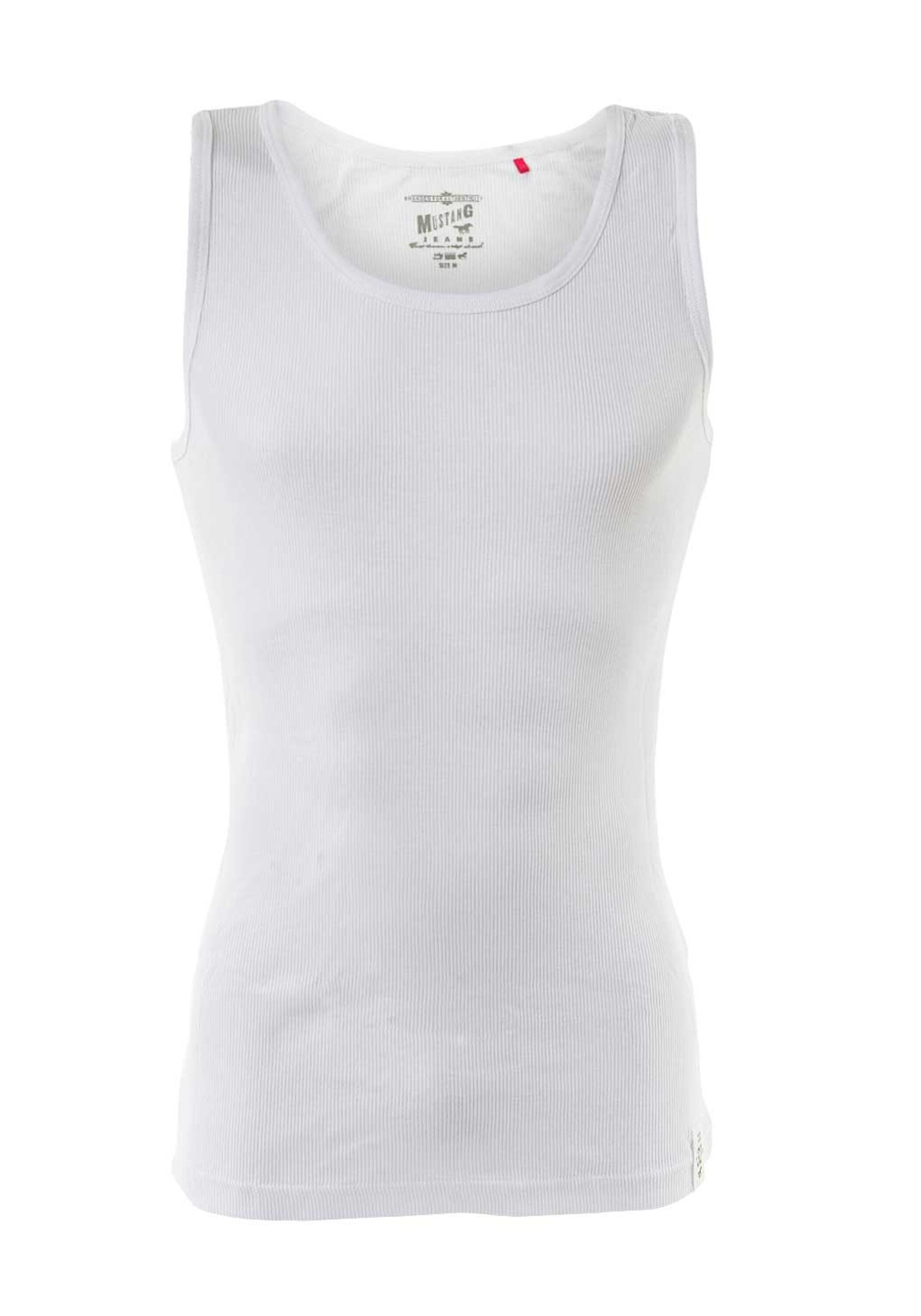 MUSTANG Unterhemd »Unterhemd Tank Top True Denim 2P 2er Pack«