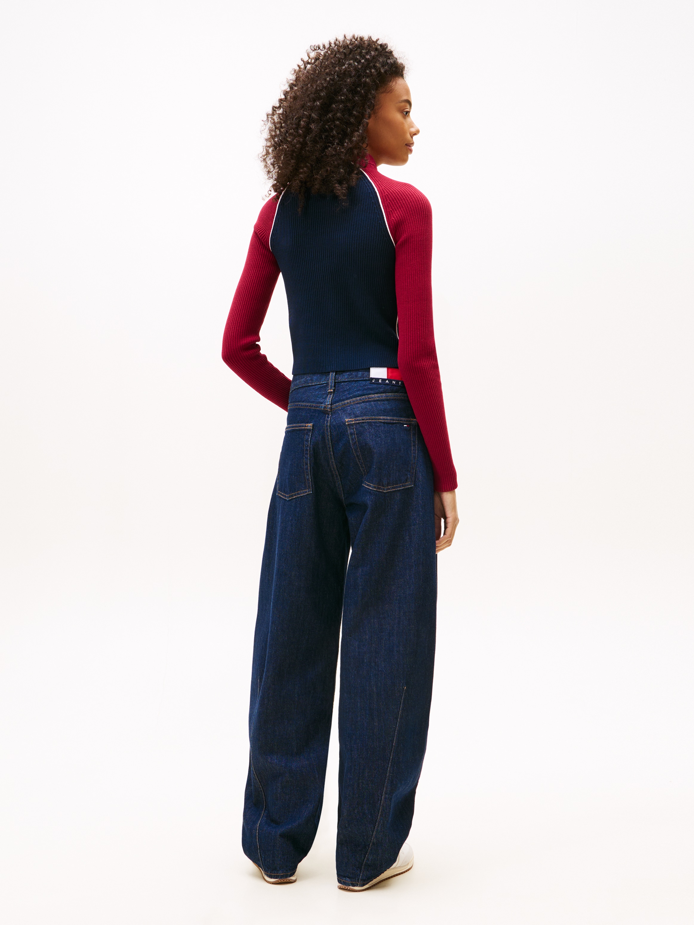 Tommy Jeans Strickjacke »TJW COLORBLOCK ZIP THRU CARDIGAN«