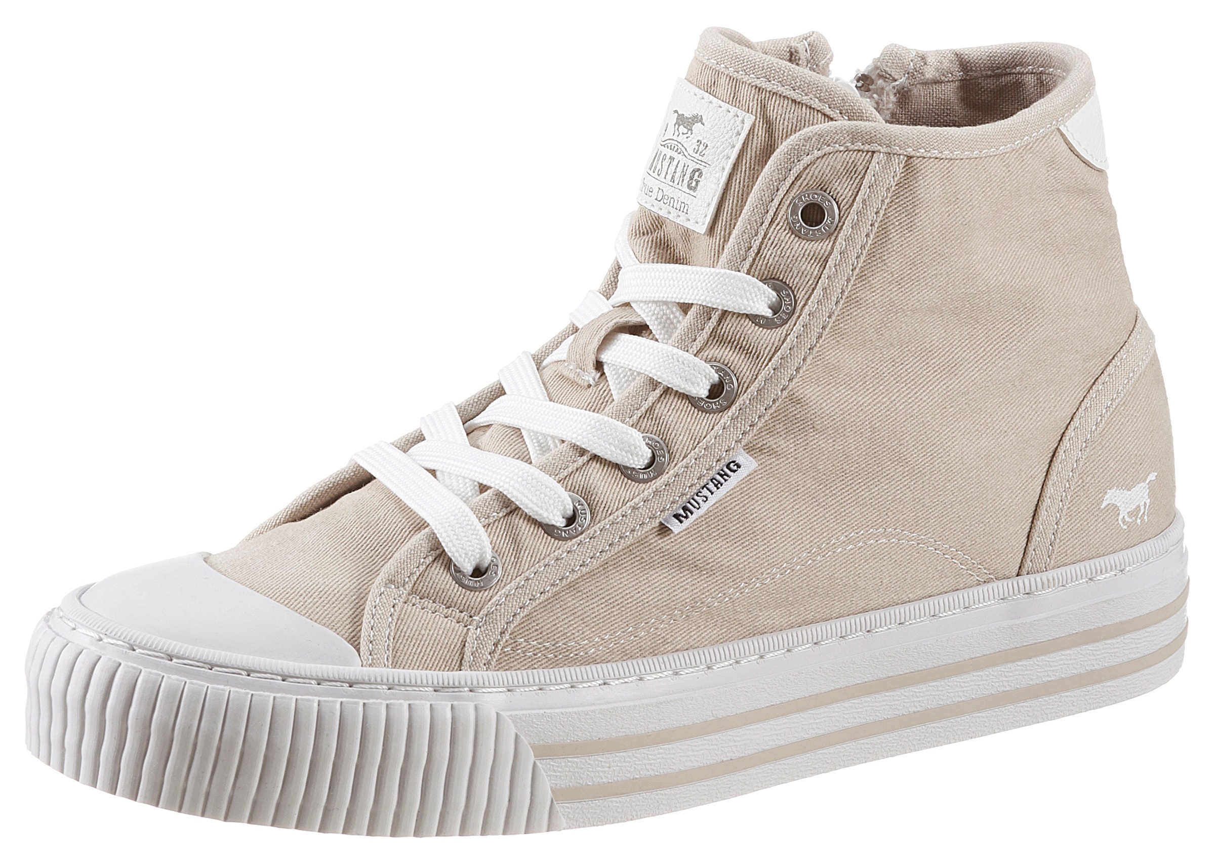 Mustang Shoes Plateausneaker, mit Gummikappe kaufen