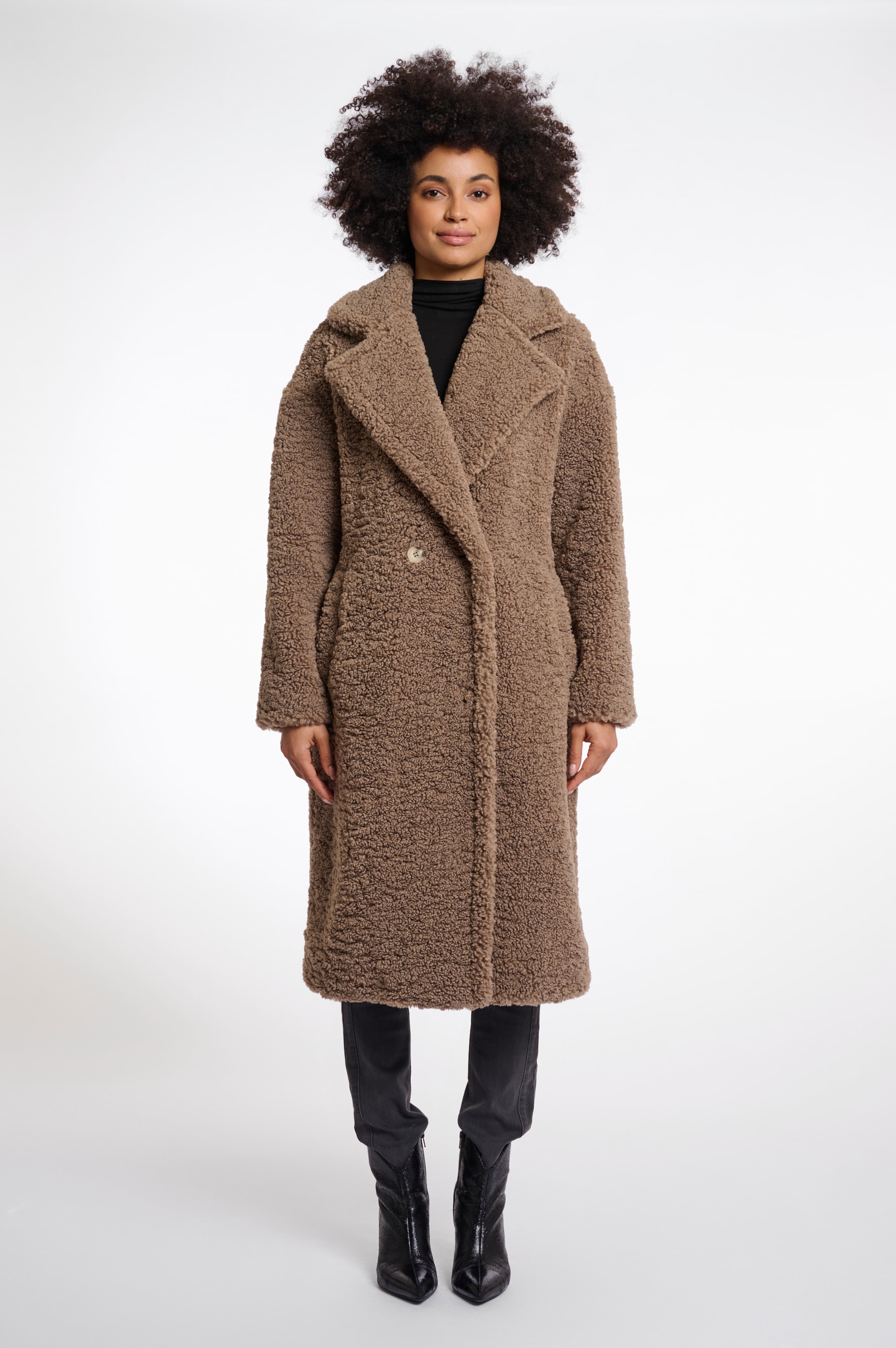 Rino & Pelle Wintermantel, im flauschigen Design