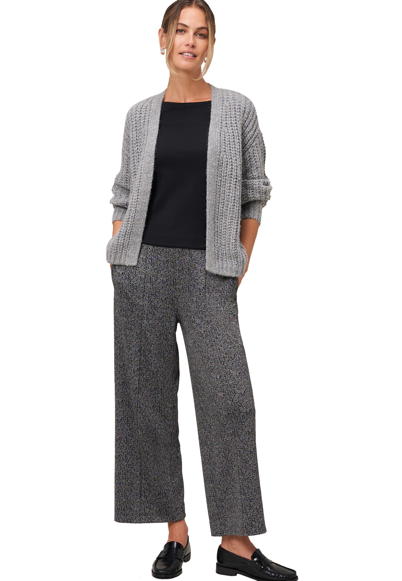 Zero Strickjacke »Grobstrickjacke offener Style«