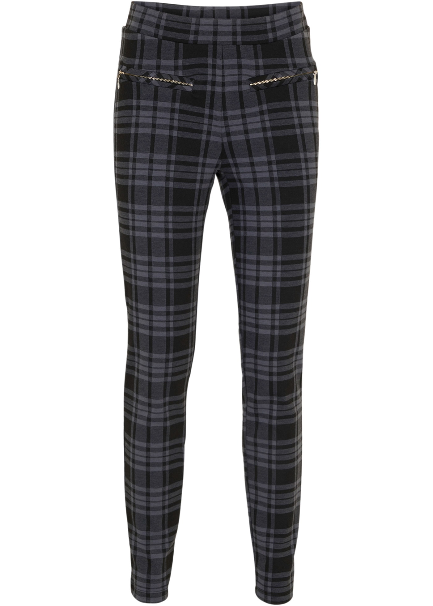 bonprix Jerseyhose  aus Polyester, Viskose und Elasthan, Slim fit Passform