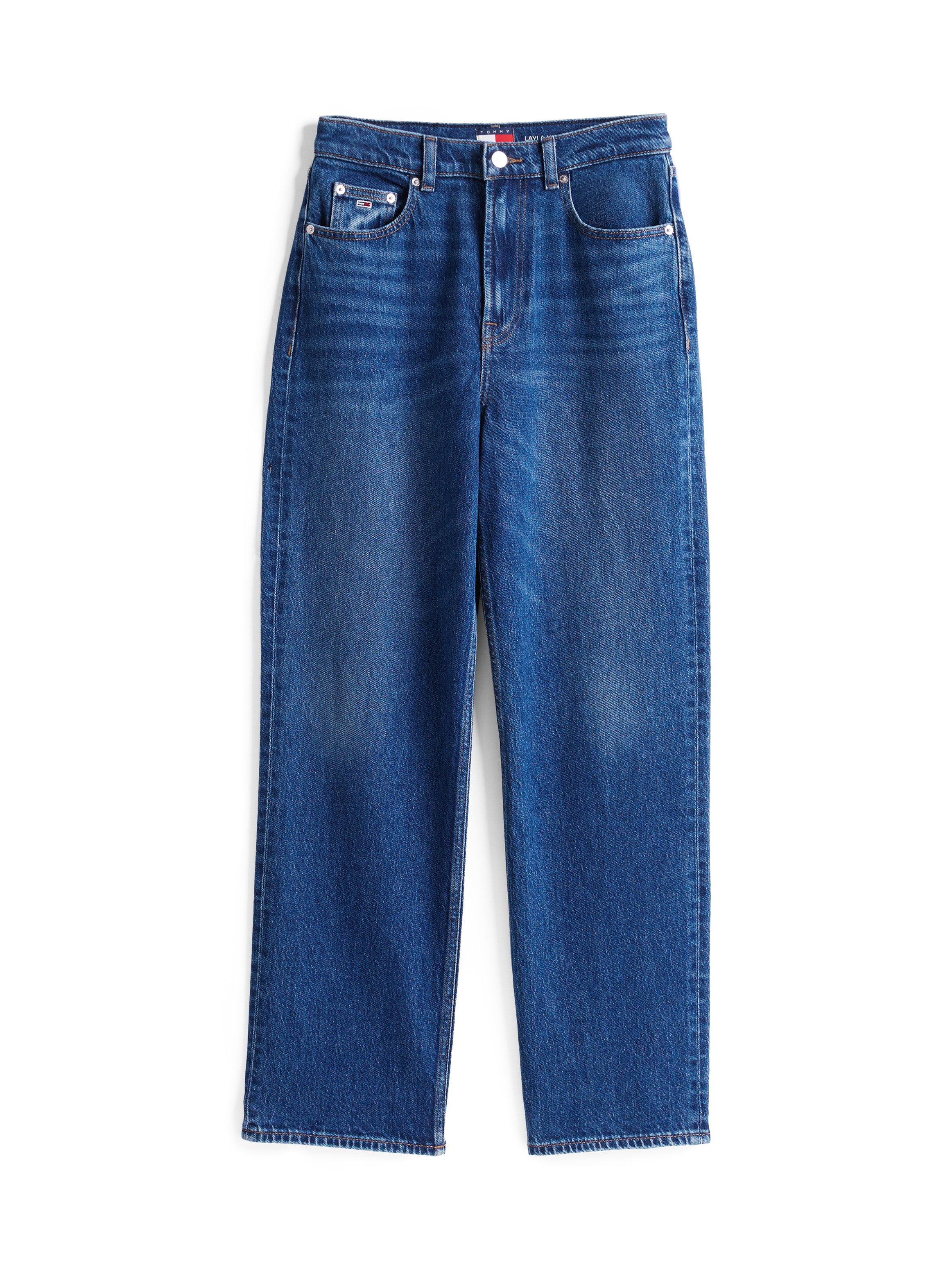 Tommy Jeans Straight-Jeans »LAYLA HR SLIM STR«, in Knöchellänge