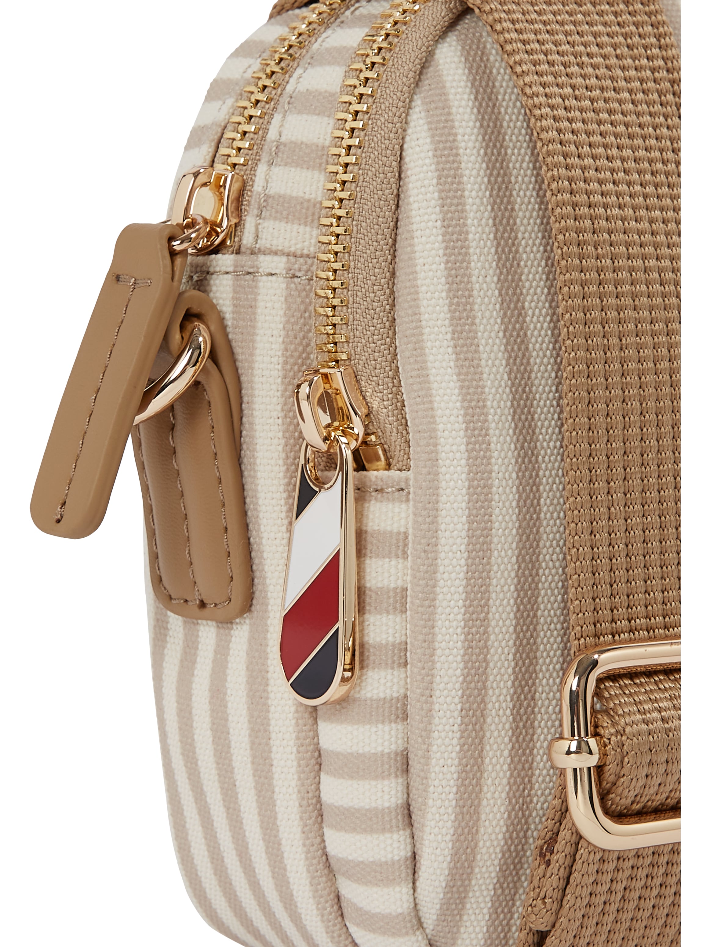 Tommy Hilfiger Kameratasche »POPPY SUMMER CAMERA BAG«, Damen Umhängetasche, Schultertasche, Minibag mit Streifen