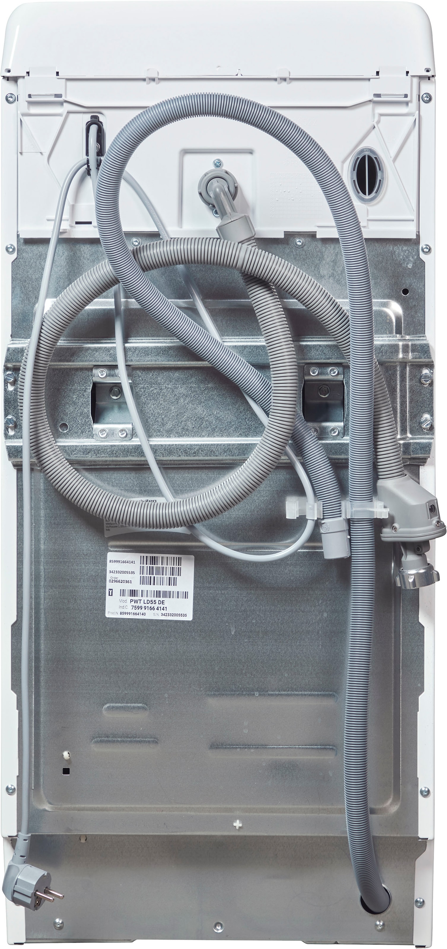 Privileg Waschmaschine Toplader »PWT LD55 DE«, PWT LD55 DE, 5,5 kg, 1100 U/min