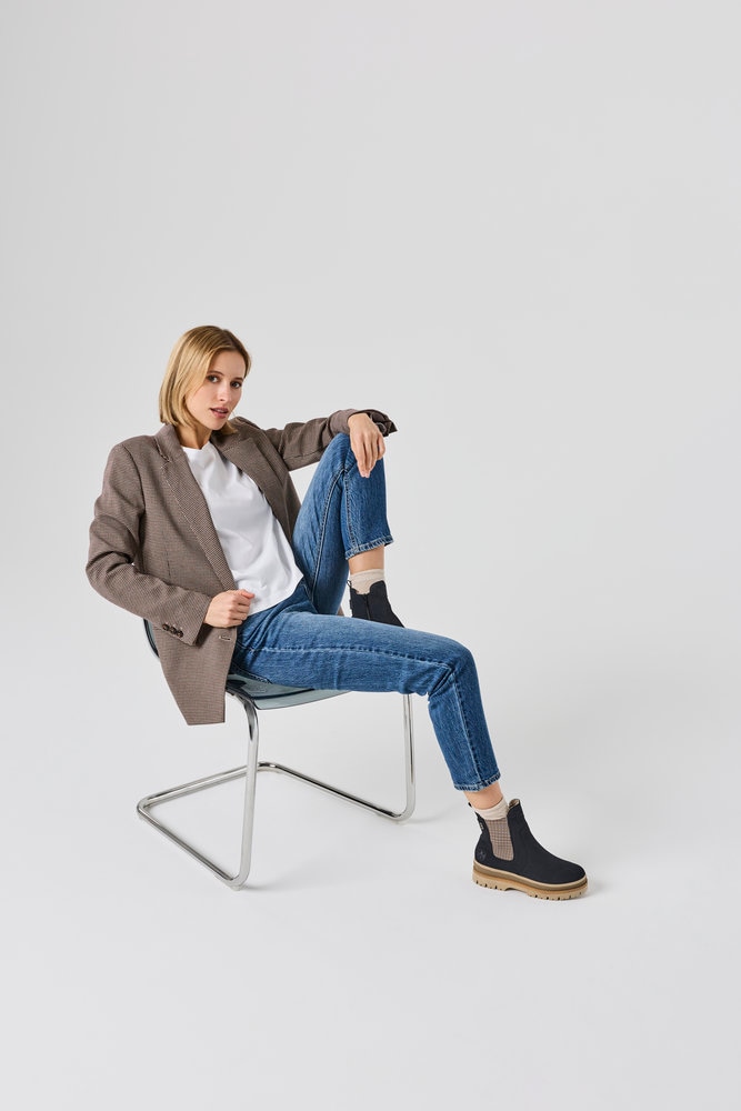 Rieker Winterboots  Chelseaboots, Plateauboots, Stiefelette mit Innenreißverschluss