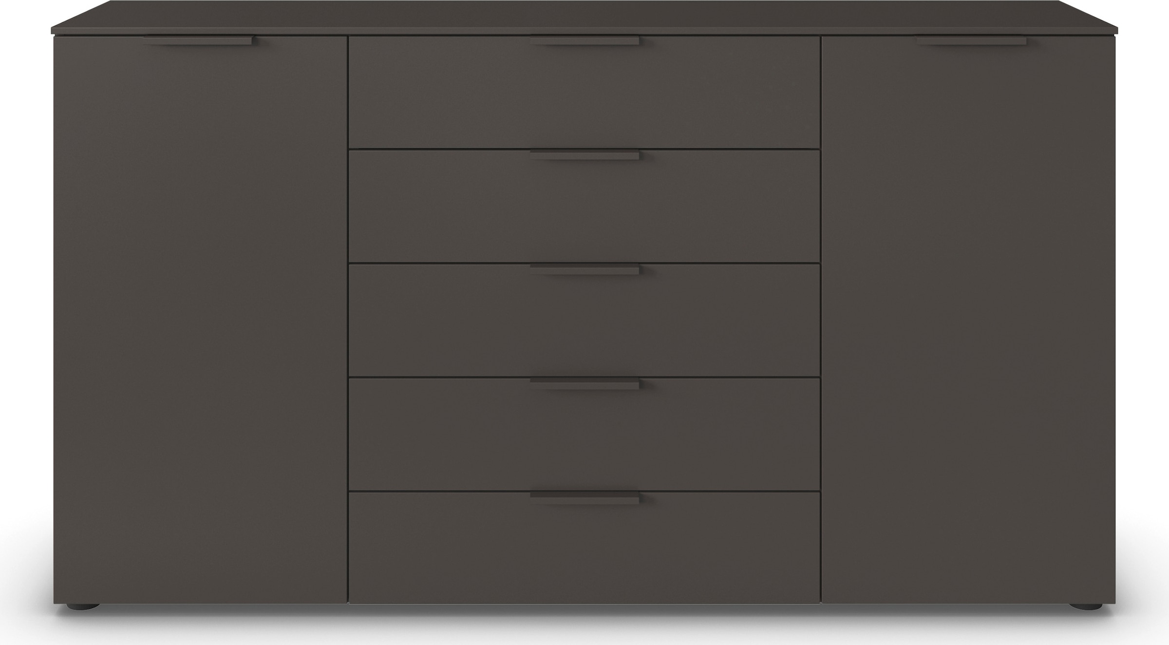 rauch Kommode »Flipp Schubladenkommode Wäscheschrank Schrank Bestseller«, 2-türig mit 5 Schubladen und Soft-Close-Funktion in zwei Breiten