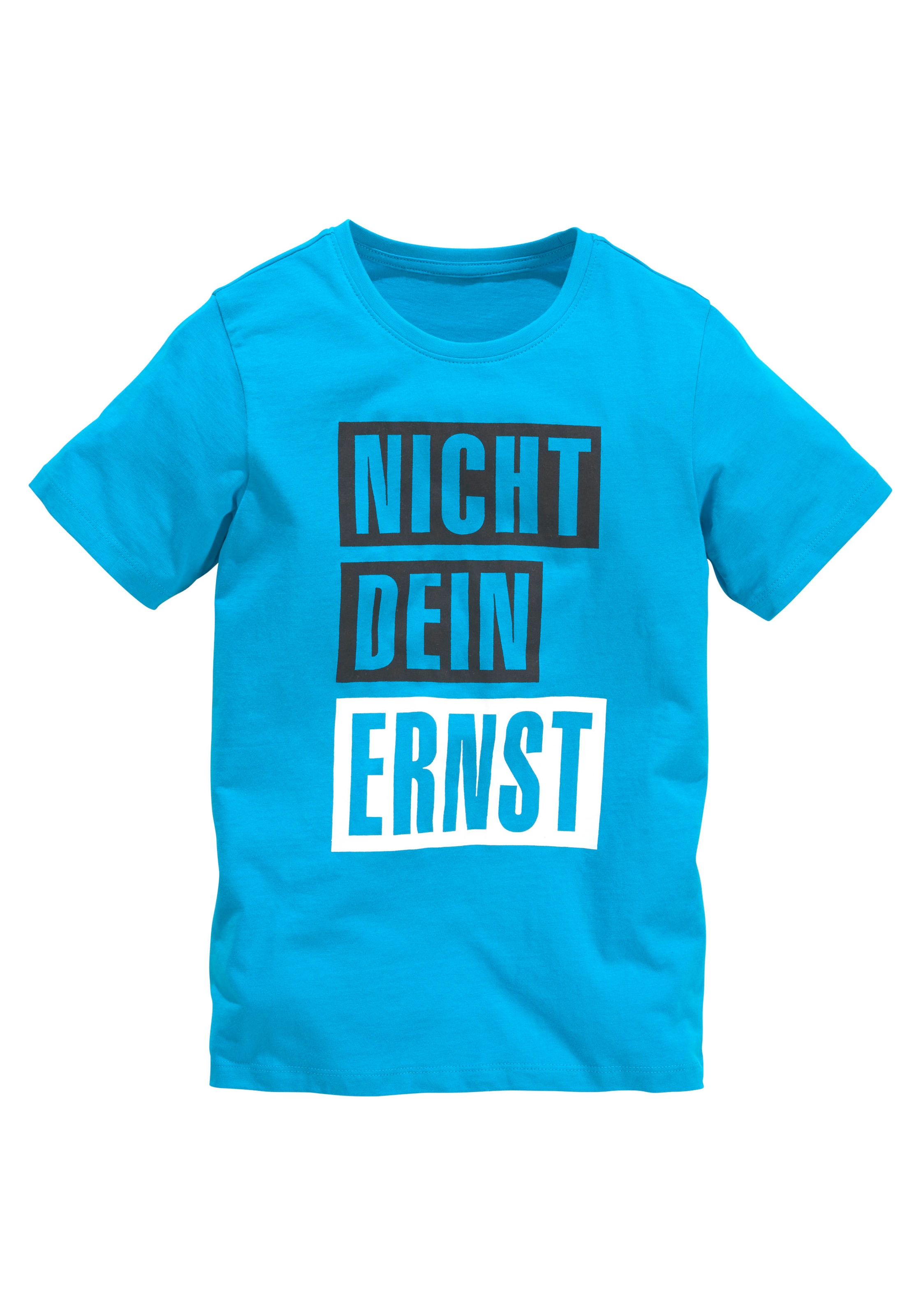 KIDSWORLD T-Shirt »NICHT DEIN ERNST«, Spruch bei