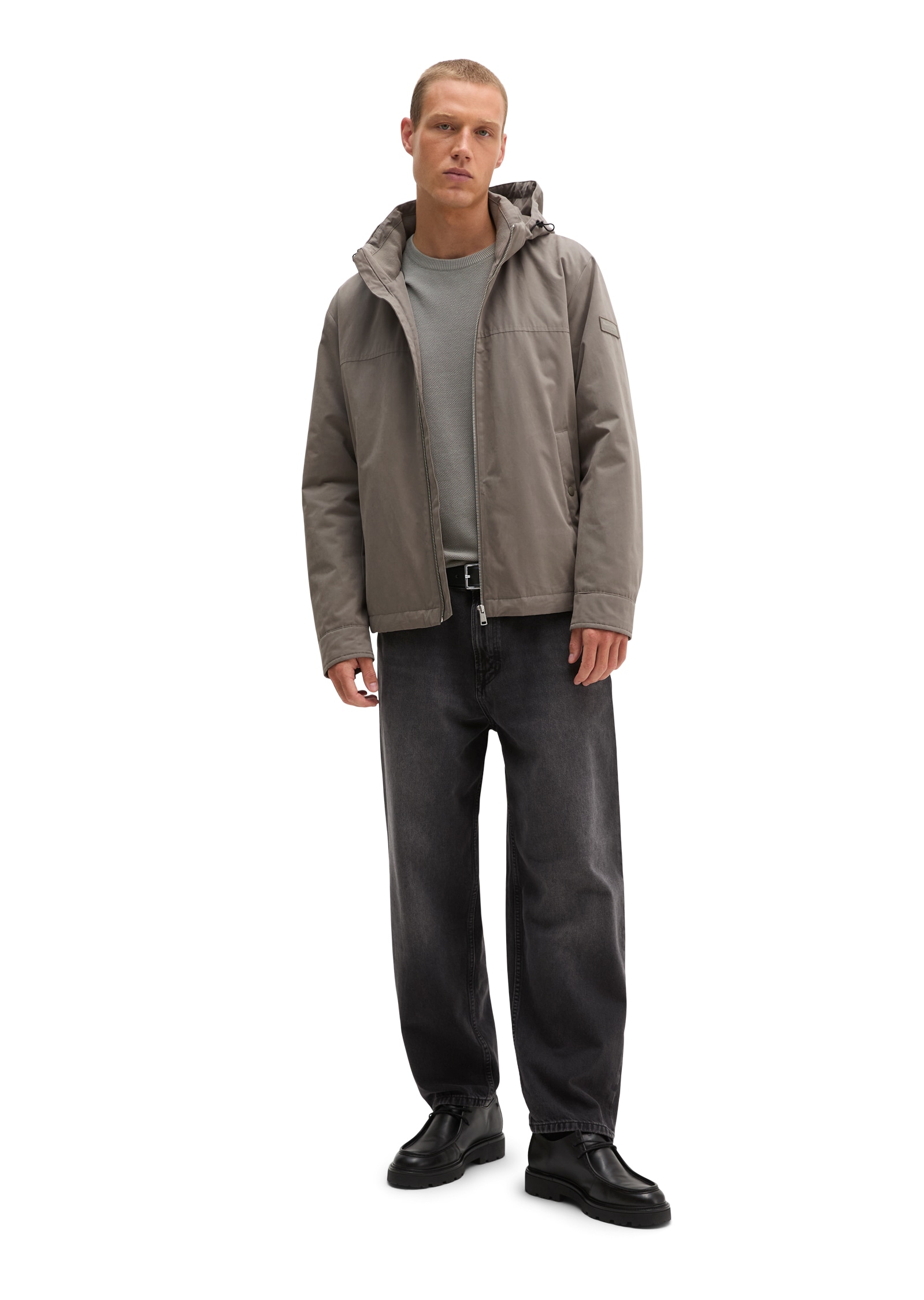 Marc O'Polo Blouson mit Kapuze regular mit abnehmbarer Kapuze