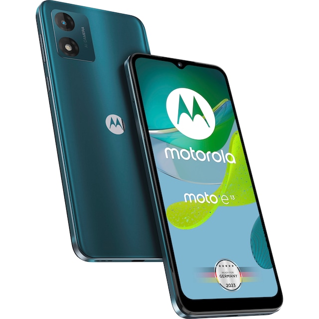 Motorola Smartphone »E13«, Aurora Green, 16,56 cm/6,52 Zoll, 64 GB  Speicherplatz, 13 MP Kamera ➥ 3 Jahre XXL Garantie | UNIVERSAL