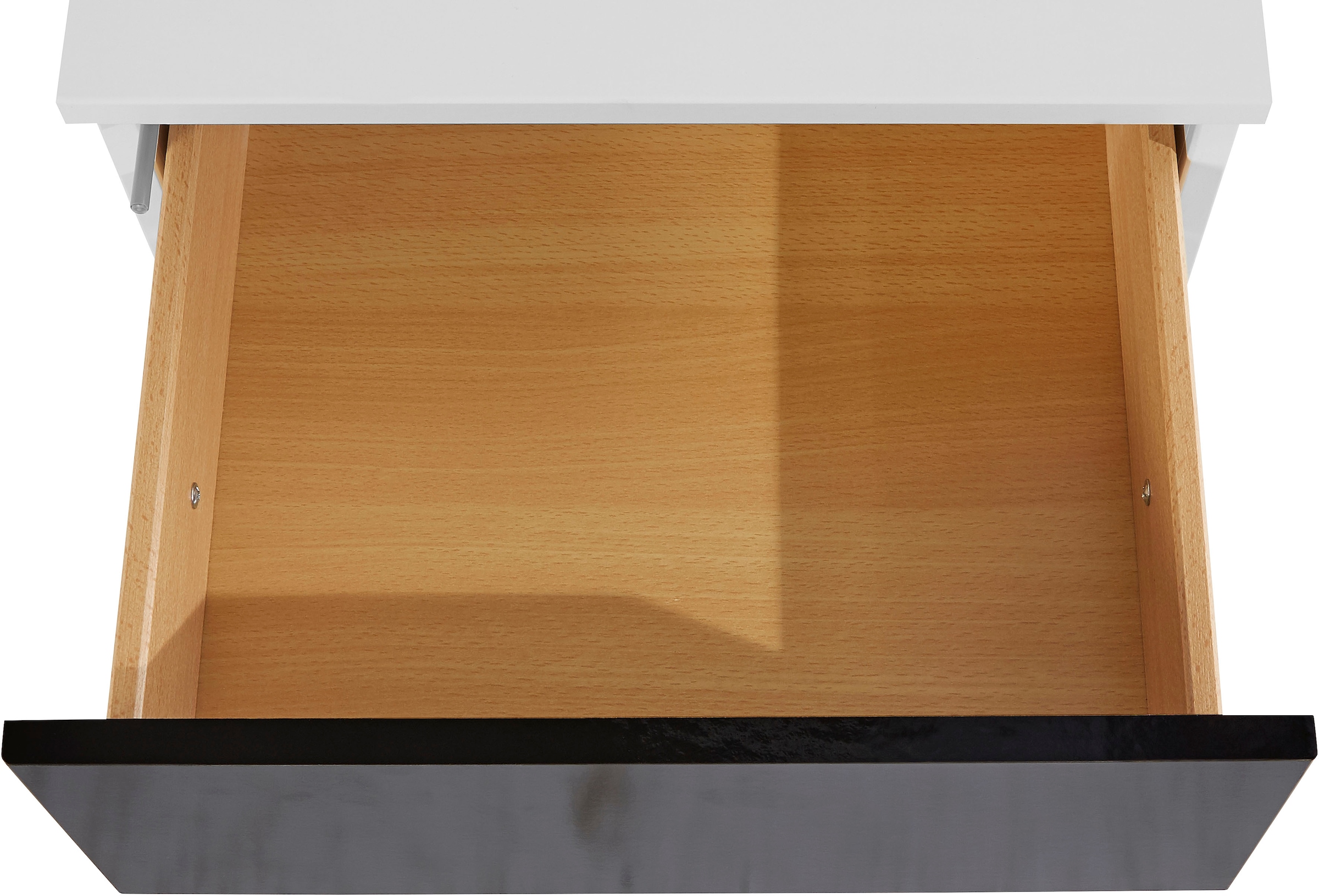 priess Nachtkommode, mit LED-Beleuchtung und Push-to-open