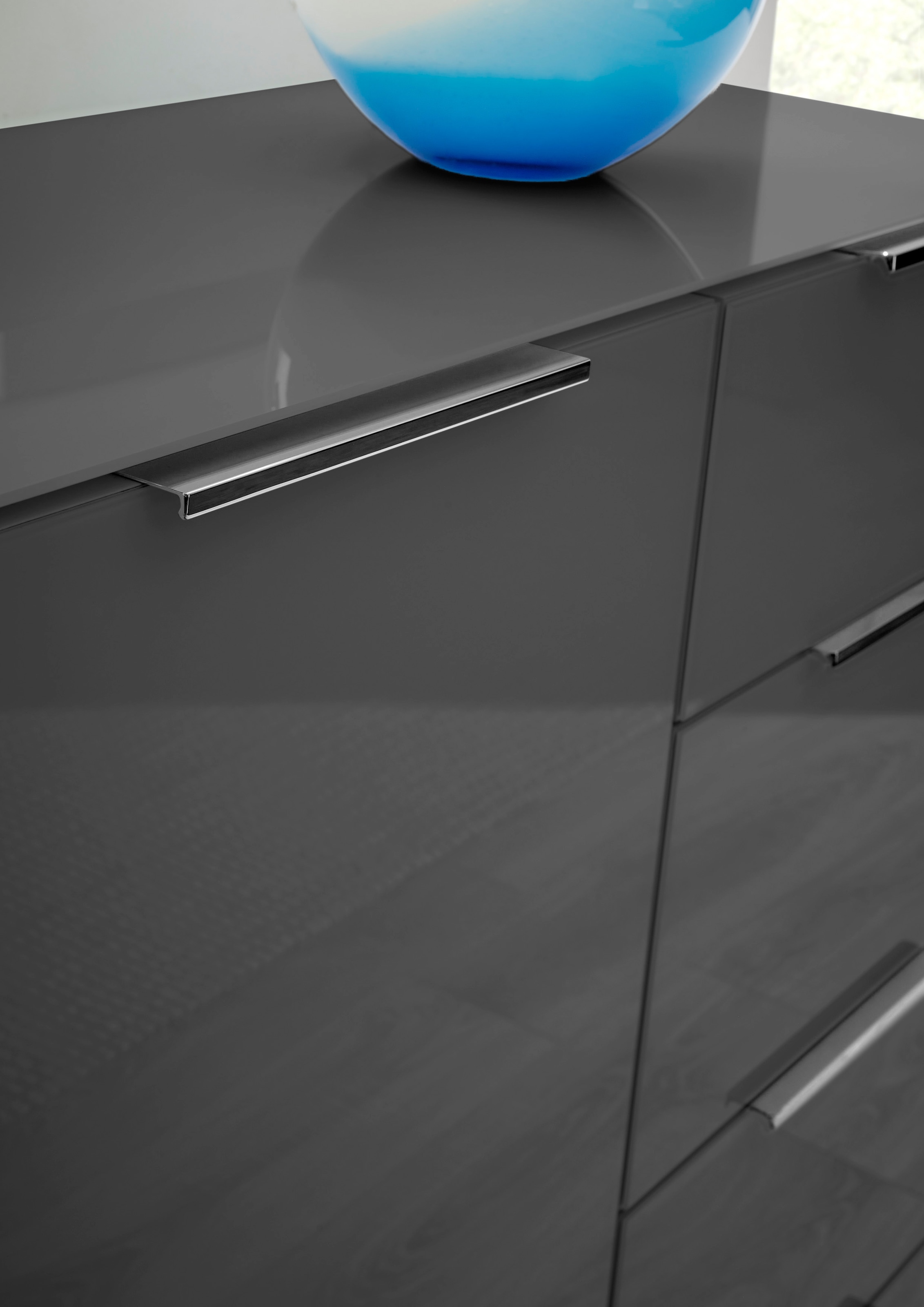 HBZ Kommode »Santorin, BxHxT 180x99x40 cm«, (1 St.), Breite 180cm, Softclose für Türen und Schubkästen, Melaminbeschichtung