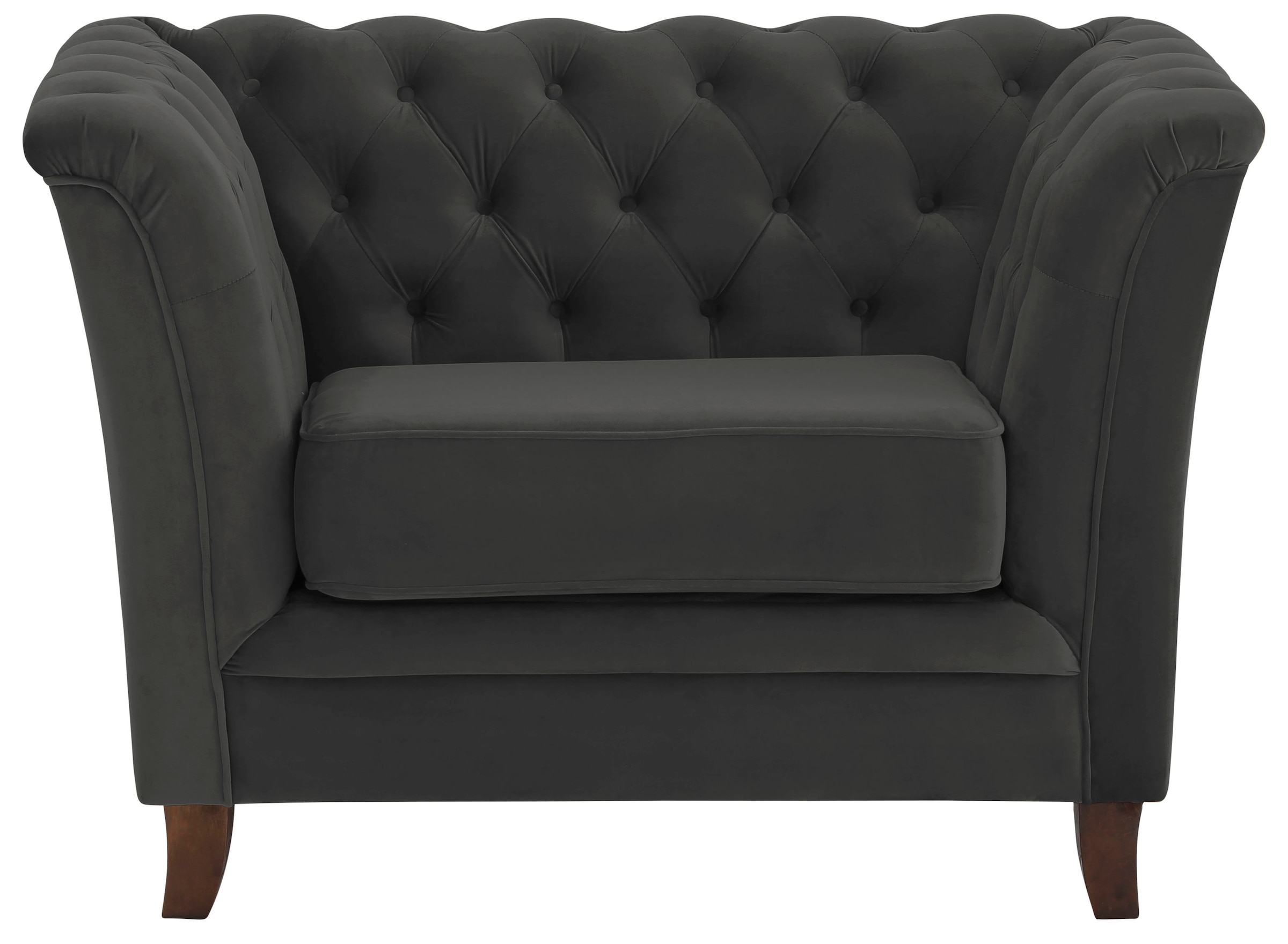 Home affaire Chesterfield-Sessel »Dover Sessel«, passend zur "Dover"-Serie mit Knopfheftung und losem Sitzkissen