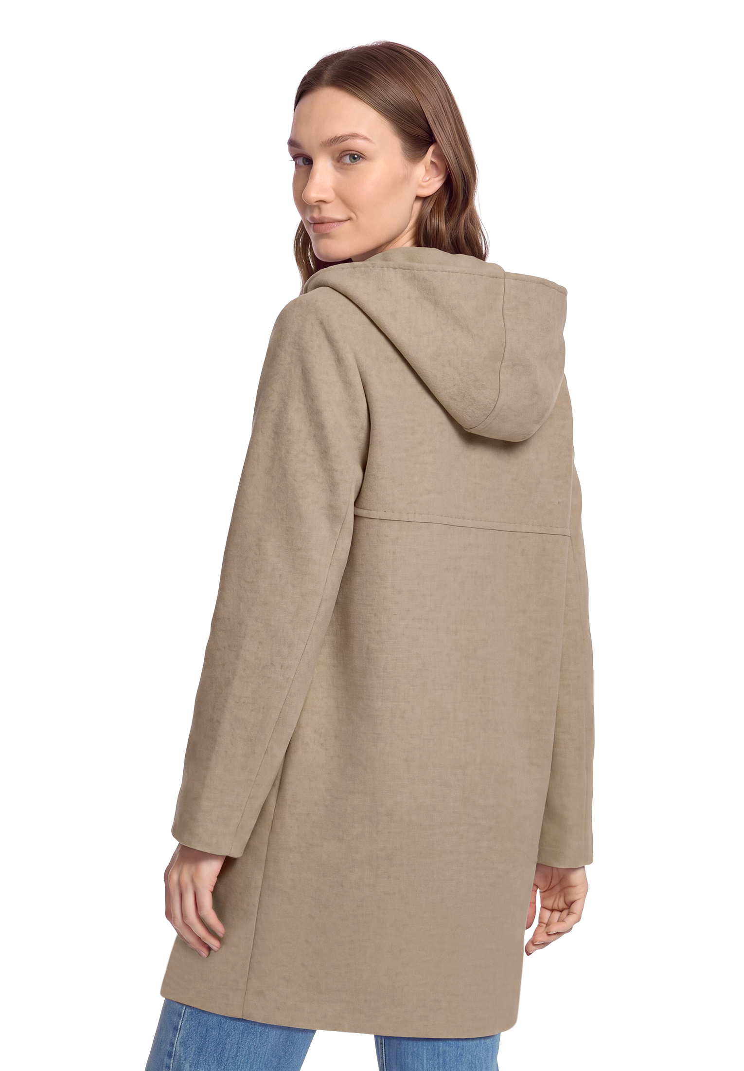 Gil Bret Wolljacke mit Kapuze 2 in 1 Optik mit Kapuze